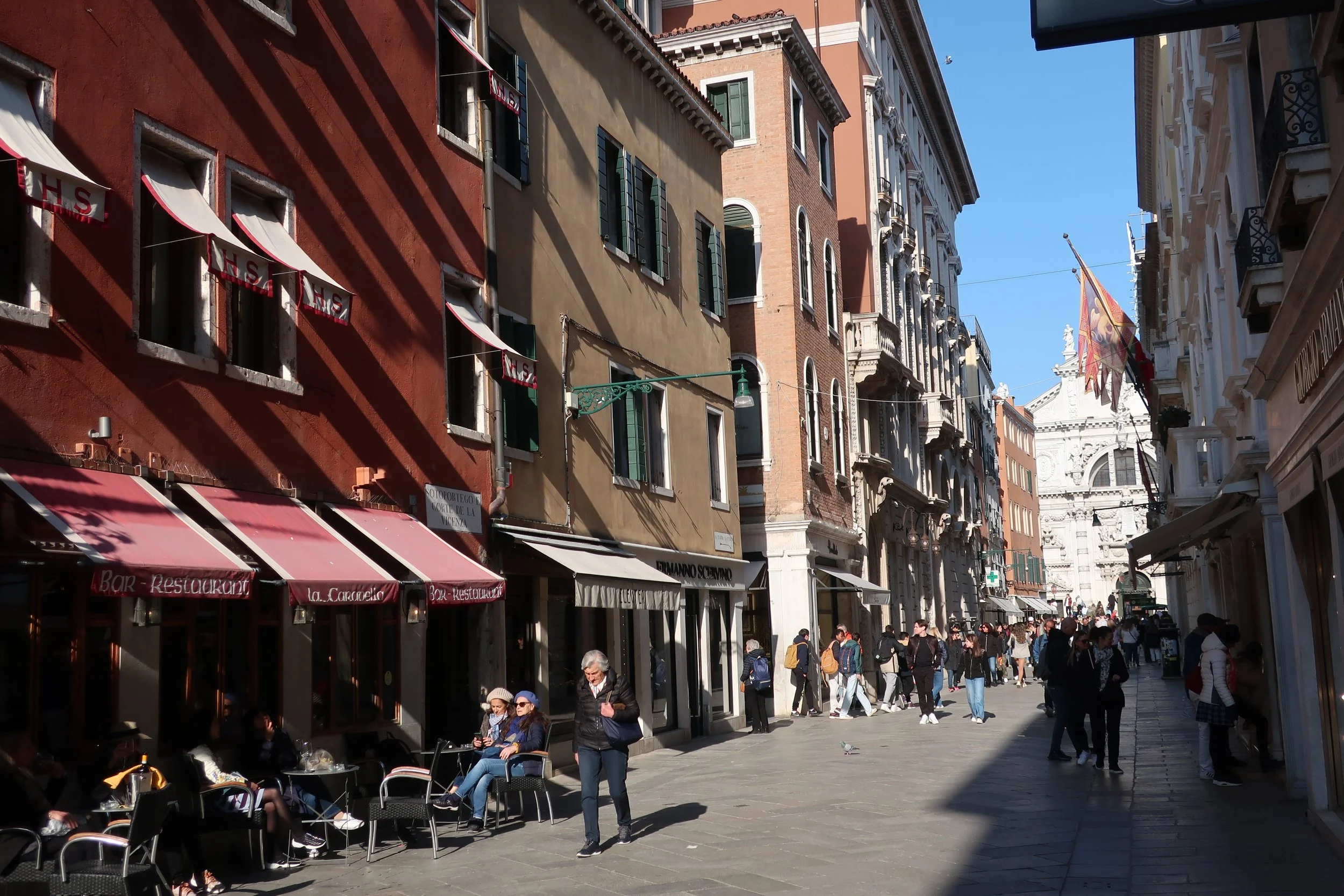  Venice 2023--Calle 20 Marzo near our apartment 
