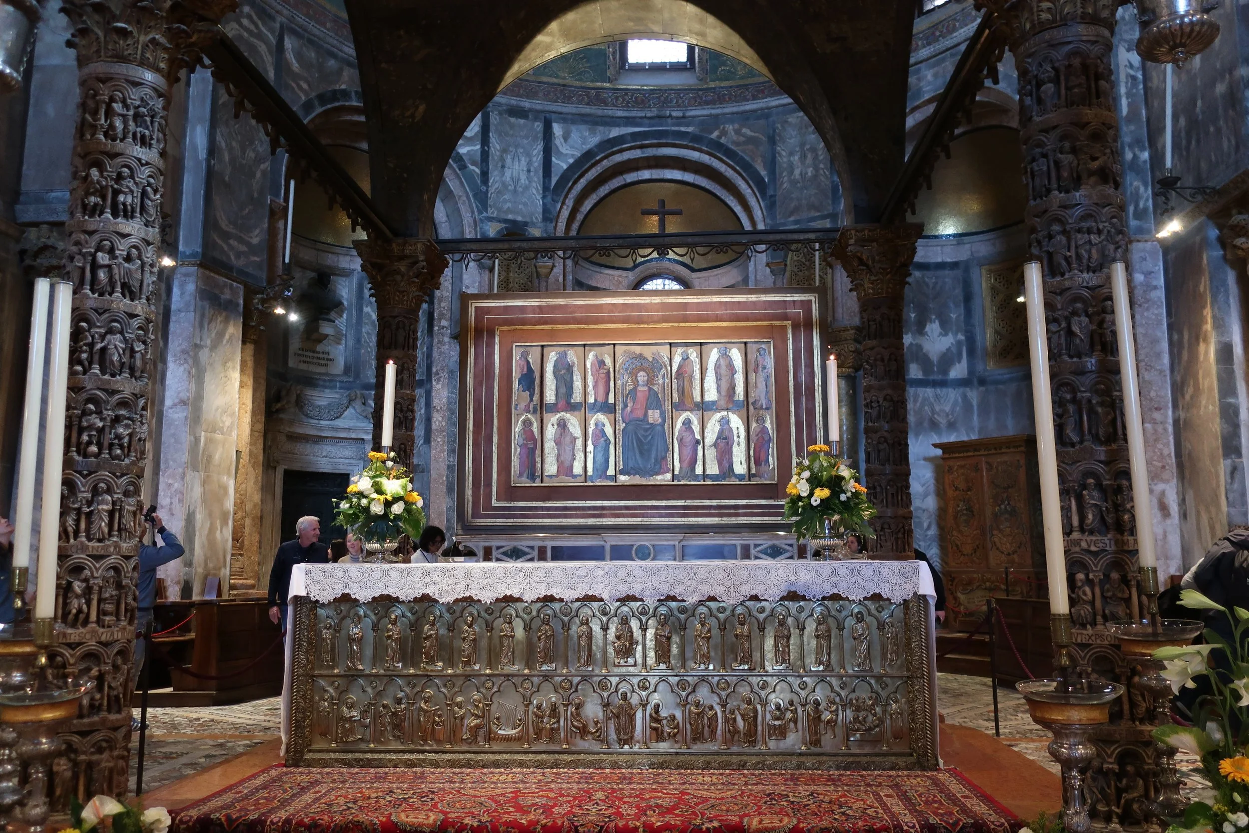  Venice 2023--San Marco Basilica Altar (obverse of the Pala d'Oro) 