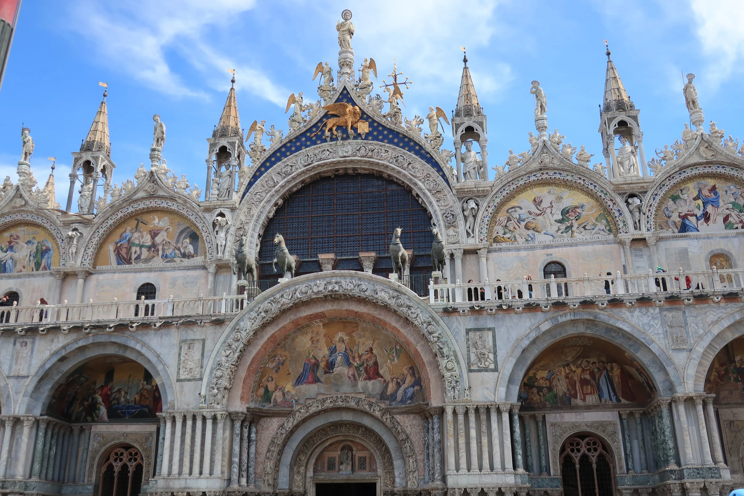  Venice 2023--Piazza San Marco with the Basilica (detail) 