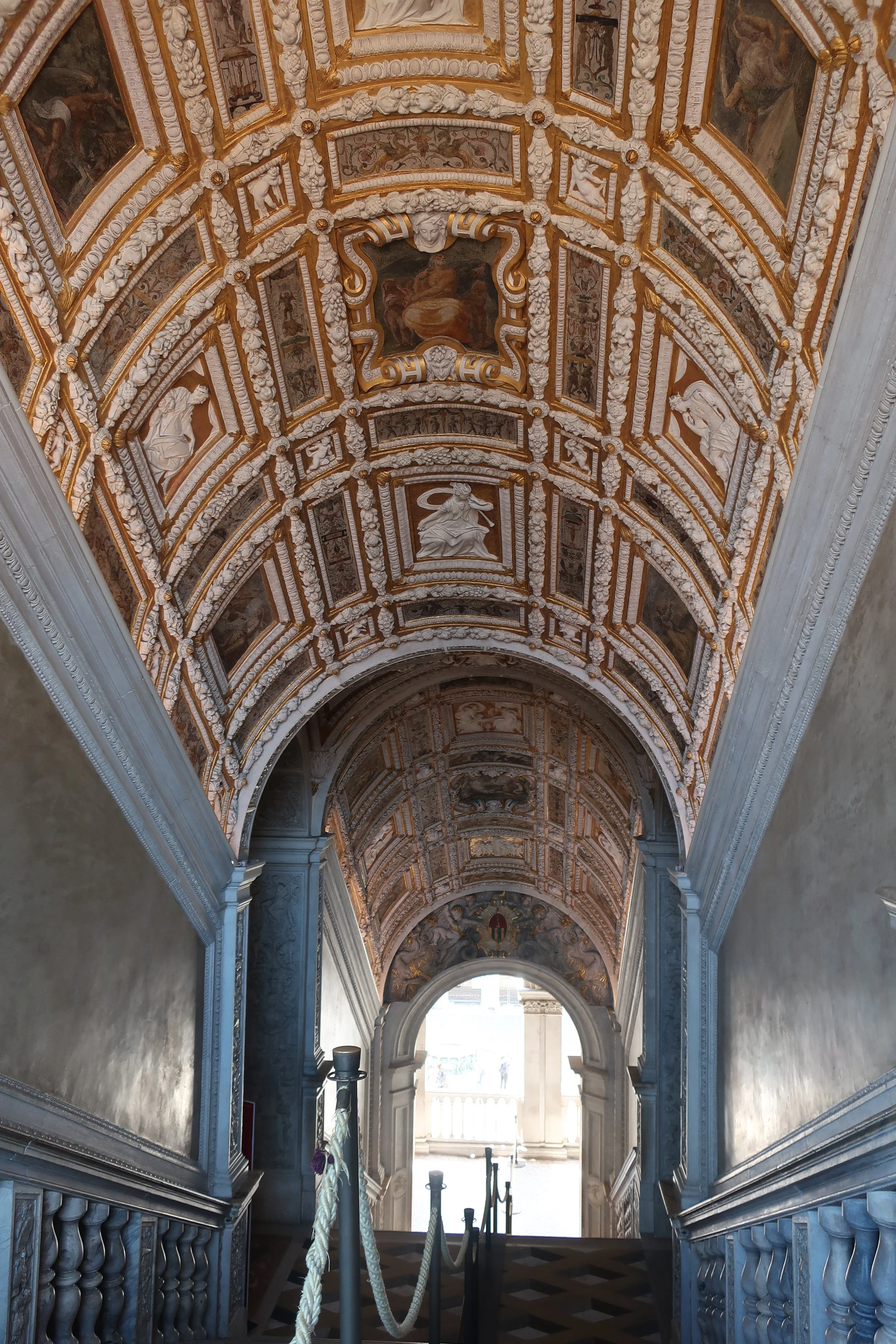  Venice 2023--Inside the Doge's Palace.  The Golden Staircase  