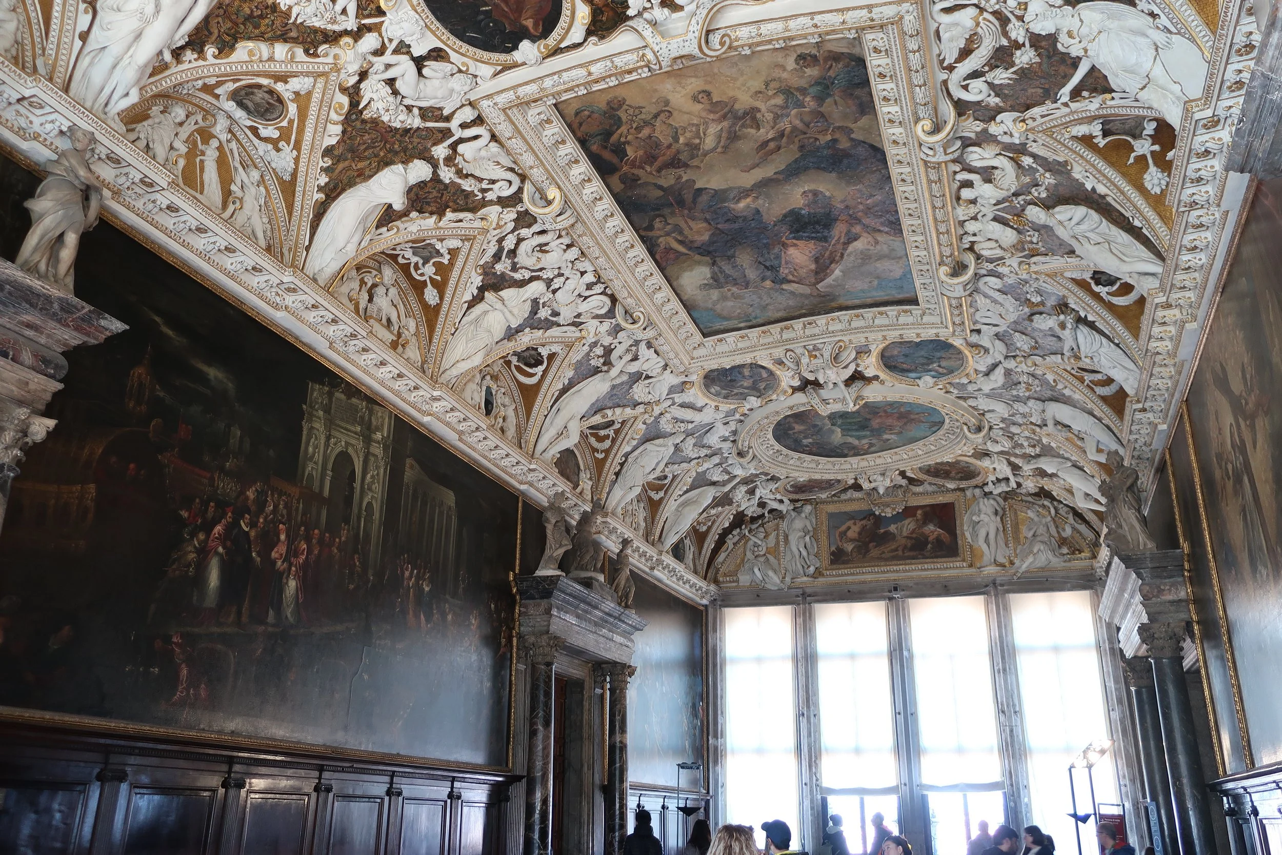  Venice 2023--Inside the Doge's Palace.  Sala de Collegio 