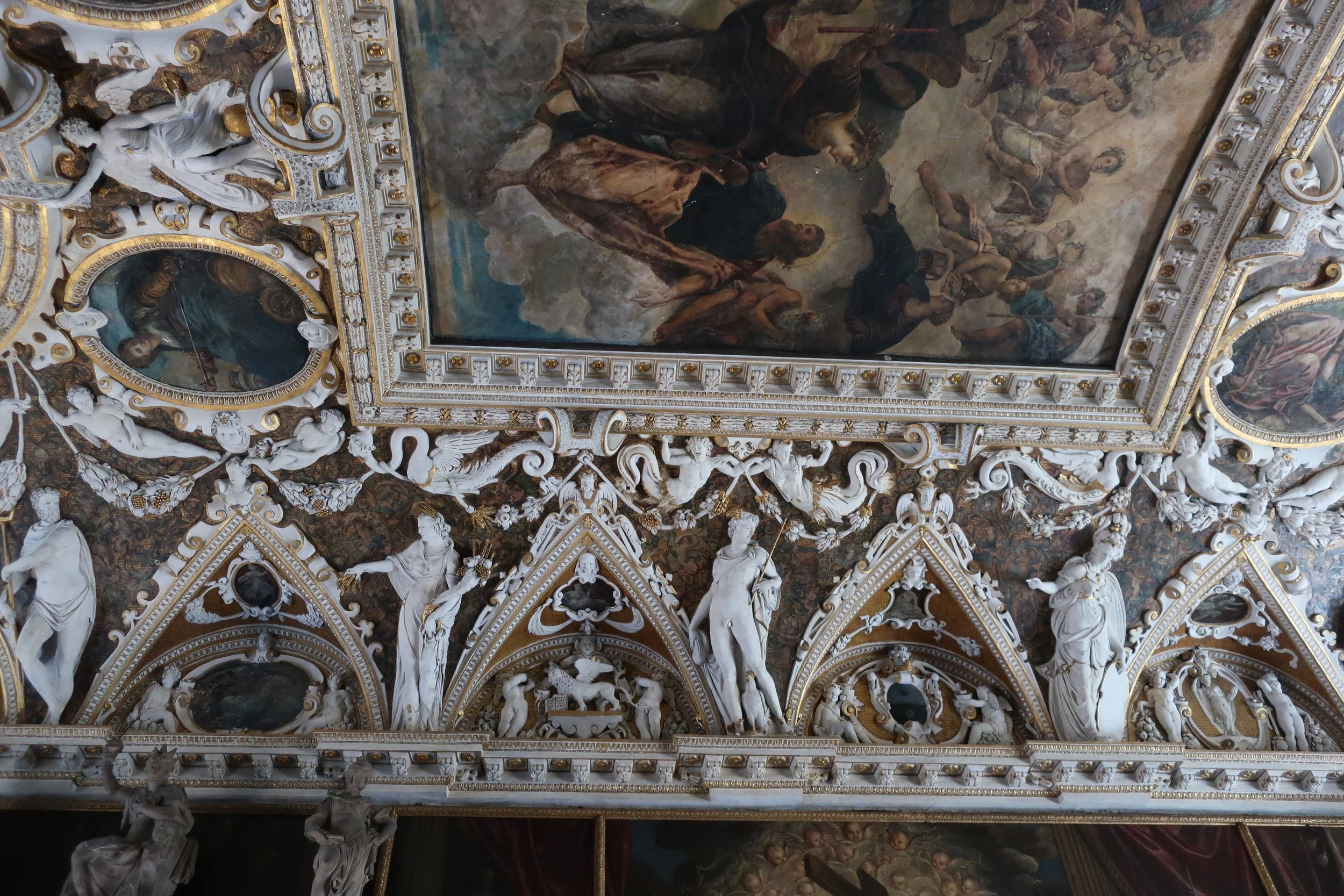  Venice 2023--Inside the Doge's Palace.  Sala de Collegio (detail) 