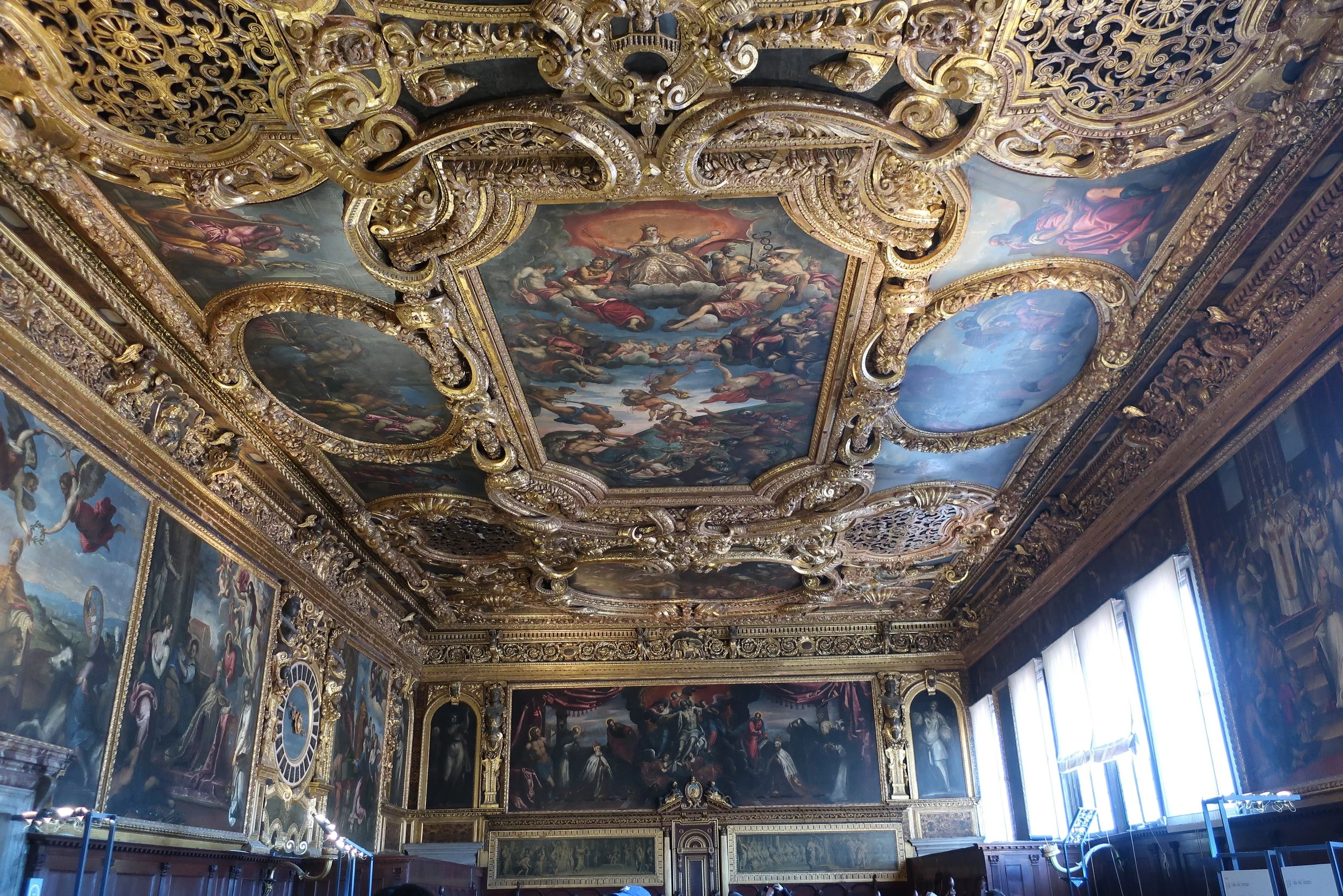  Venice 2023--Inside the Doge's Palace.  Collegiate Room 