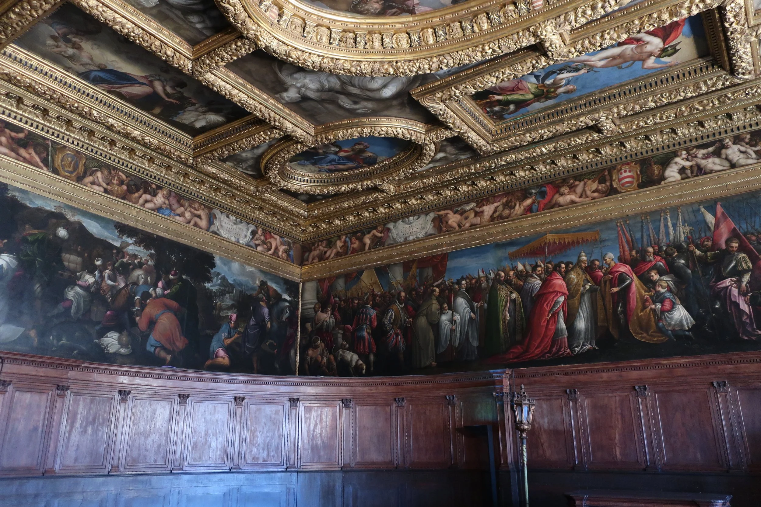  Venice 2023--Inside the Doge's Palace.  Sala del Consiglio dei Dieci (Veronese) 