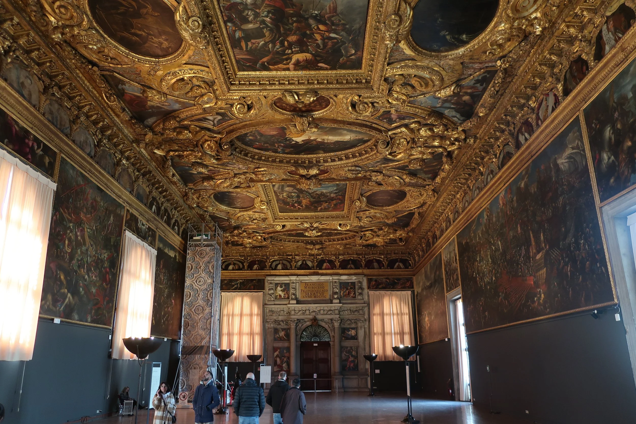  Venice 2023--Inside the Doge's Palace.  Senate 