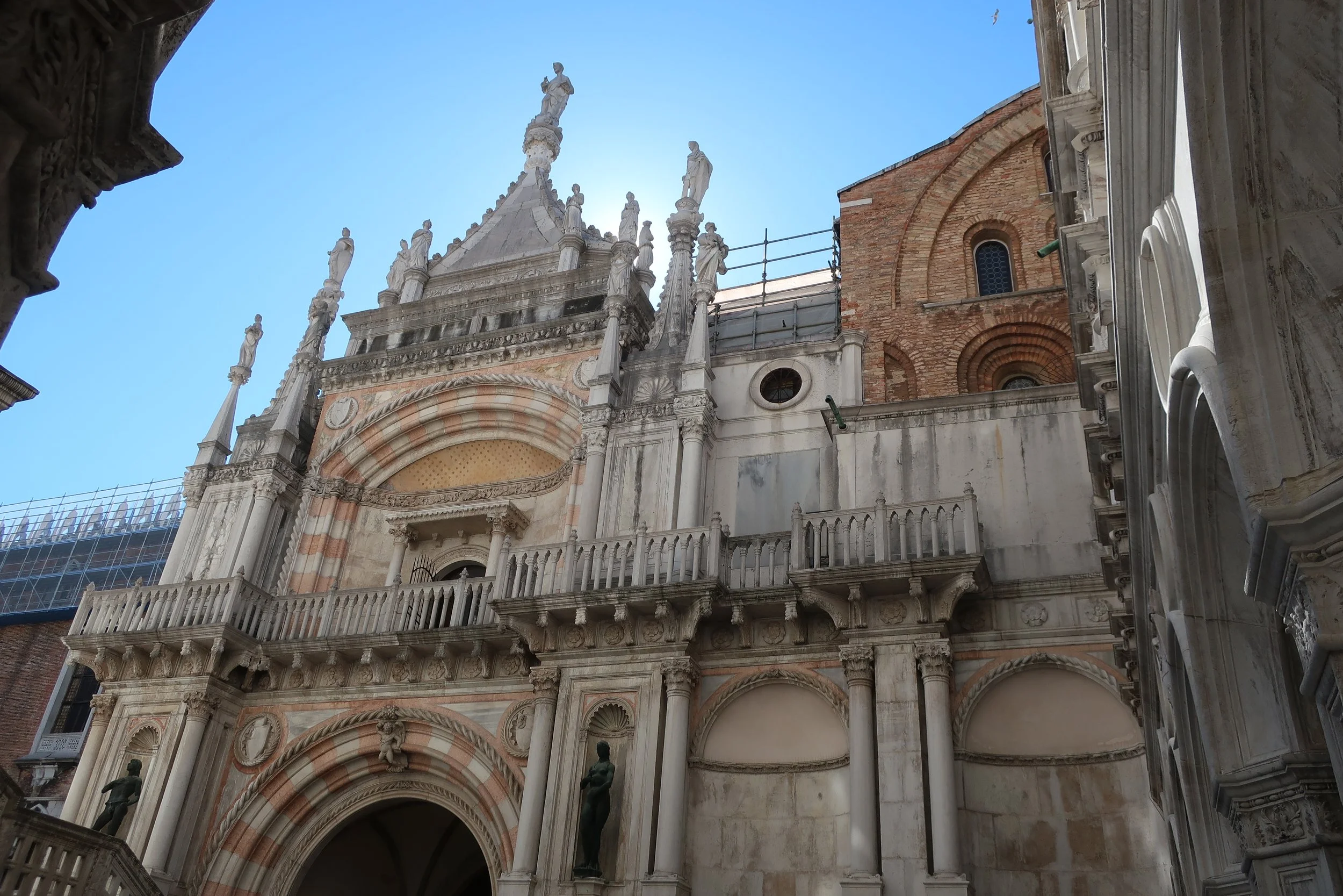  Venice 2023--Inside the Doge's Palace. From the Courtyard 