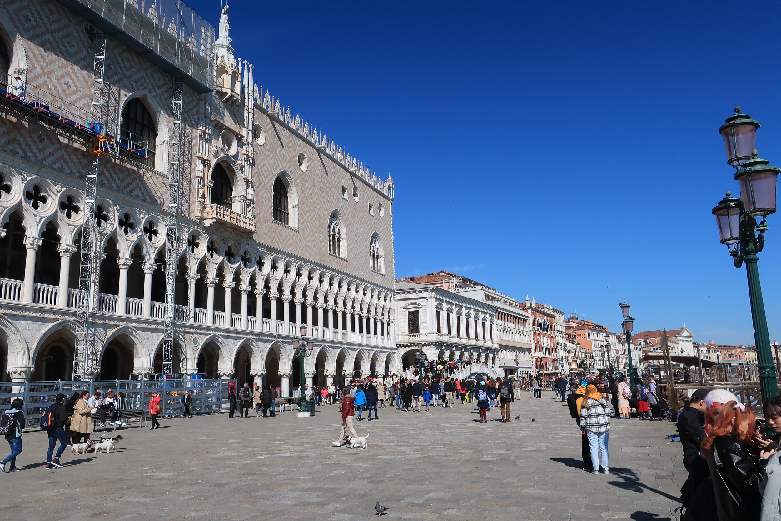  Venice 2023--Inside the Doge's Palace. From the water side 