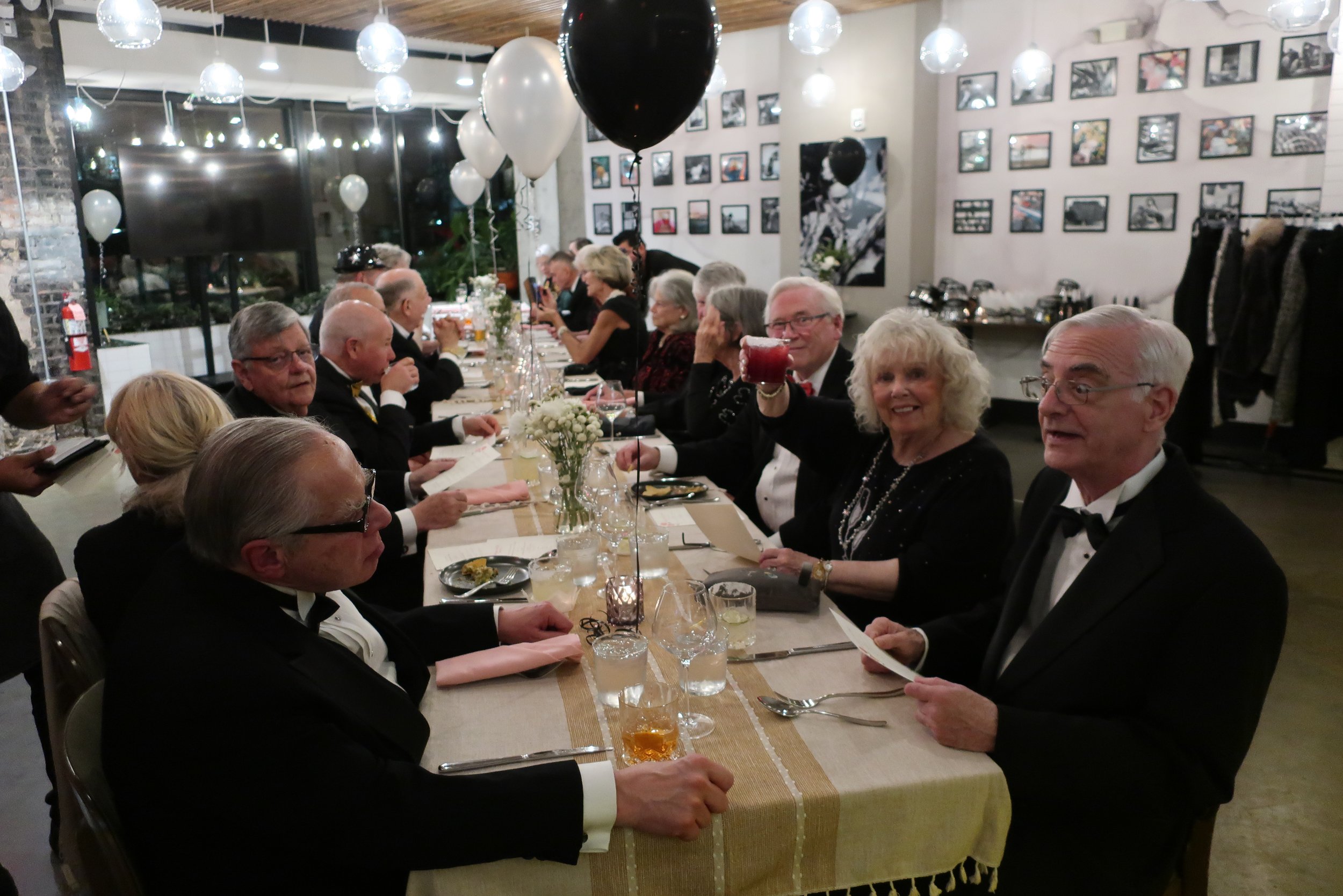  DC--Paraiso--New Year's Eve 2024--Dinner--Peter de Gajary, Janet Crowder, Bob Hillman, Stub Estey, Nancy Estey and Michael Cantlon 