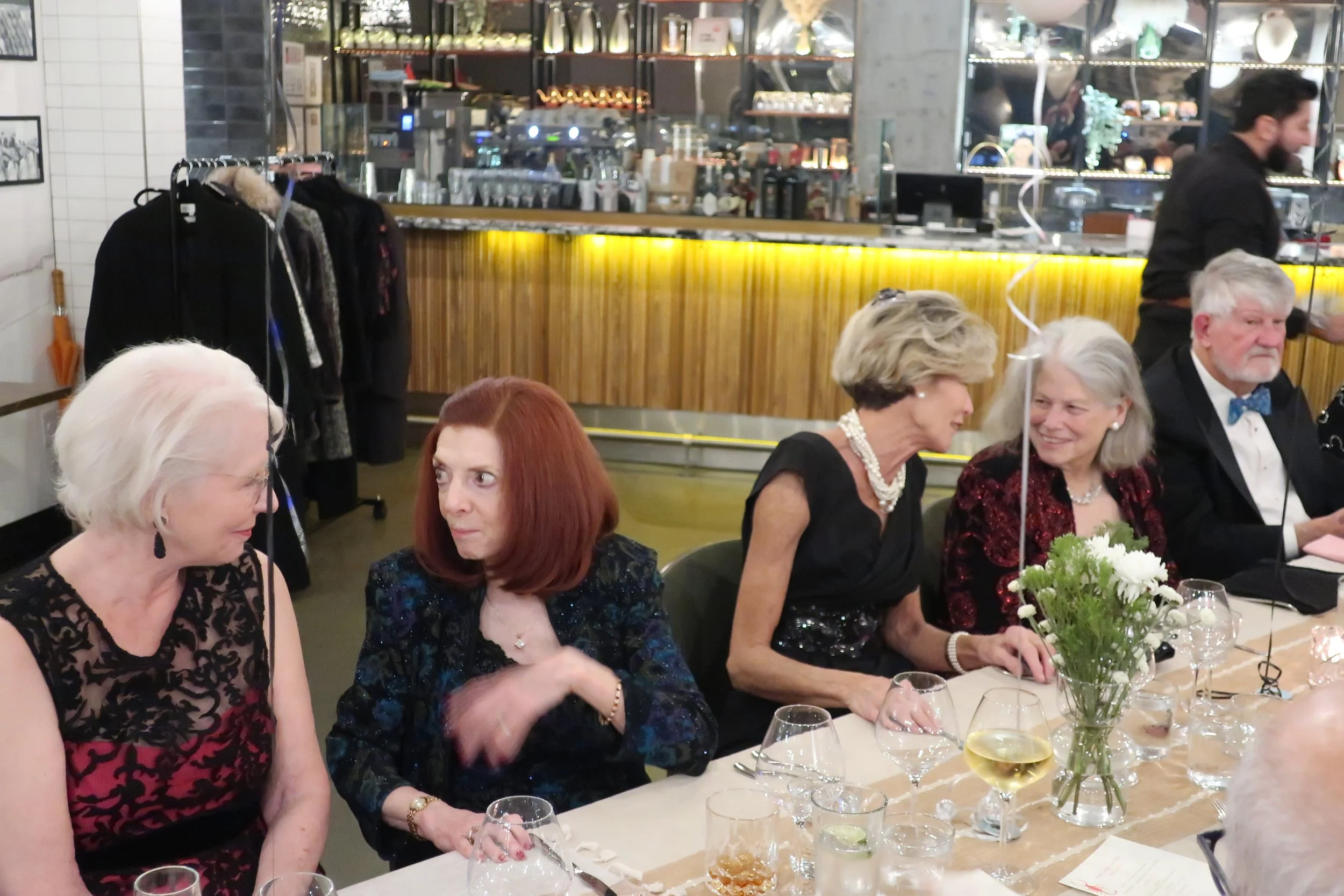  DC--Paraiso--New Year's Eve 2024--Dinner--Kathryn Greene, Eugena Blyth, Debbie Schreiber, Jan Ennis and Bob Bush 