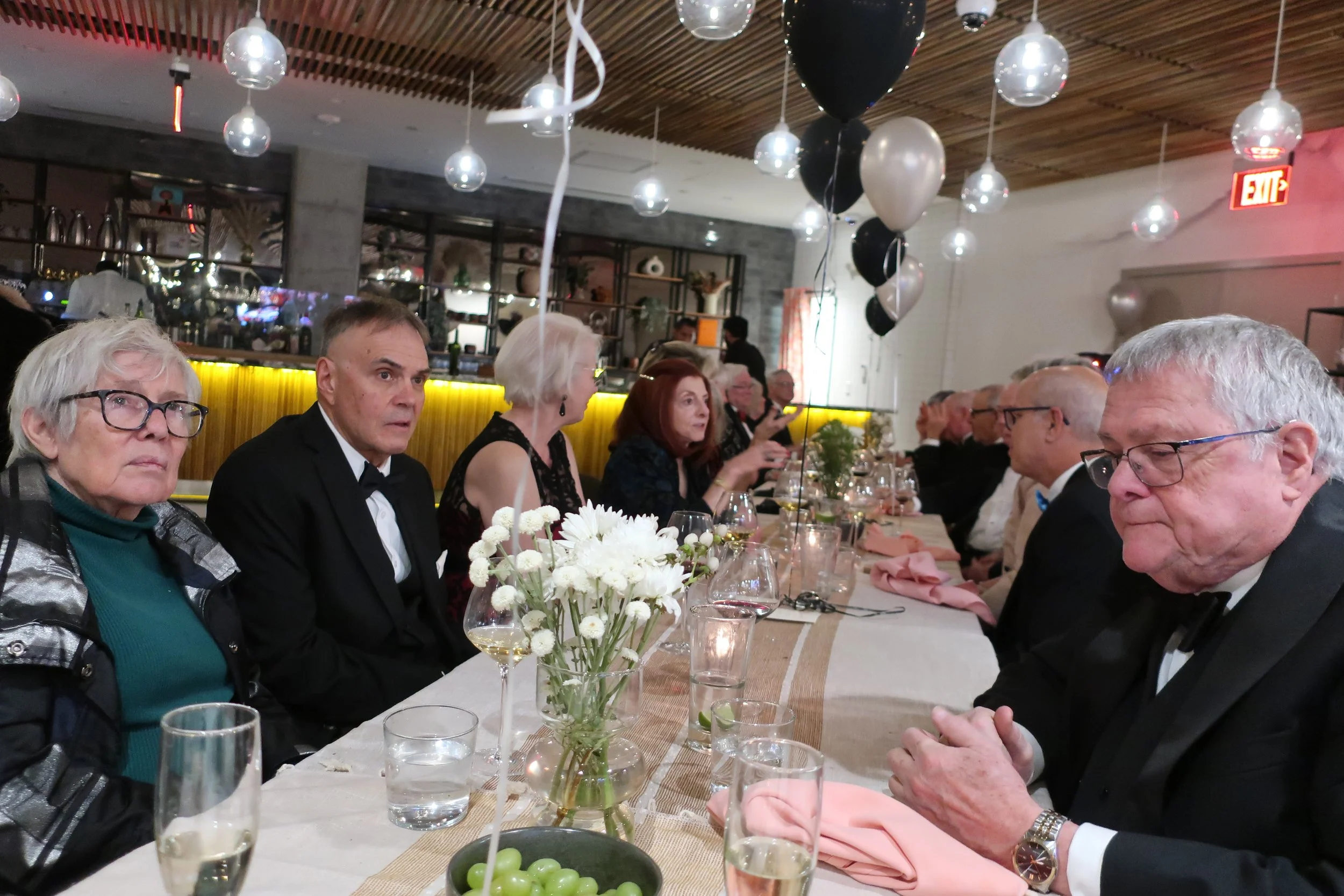  DC--Paraiso--New Year's Eve 2024--Dinner--Cathy Pettinari, Steve Kohlhaas, Kathryn Greene, Eugena Blyth, Keith Havens and Karl Holmes 