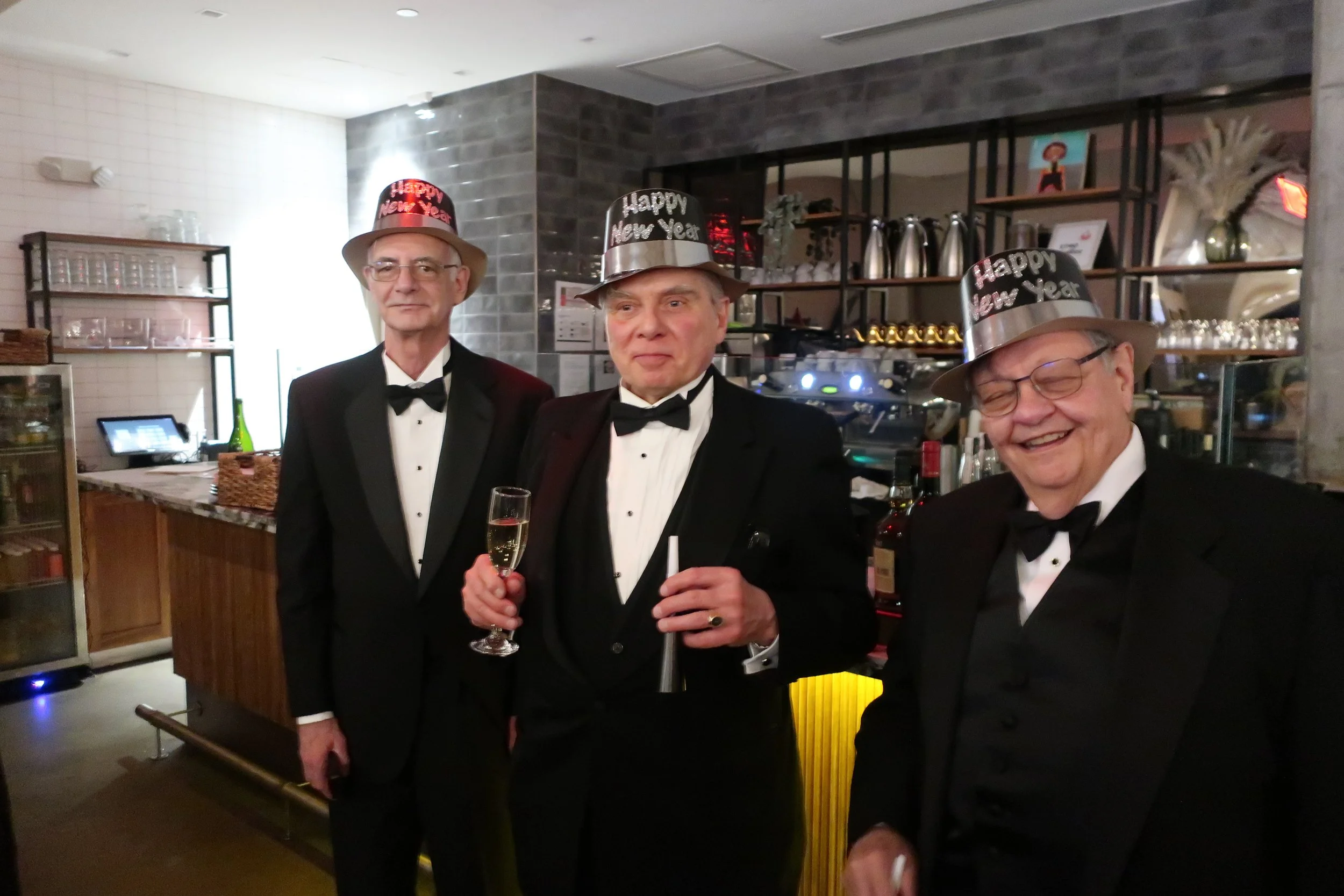  DC--Paraiso--New Year's Eve 2024--Michael Cantlon, Peter de Gajary and Bob Hillman 