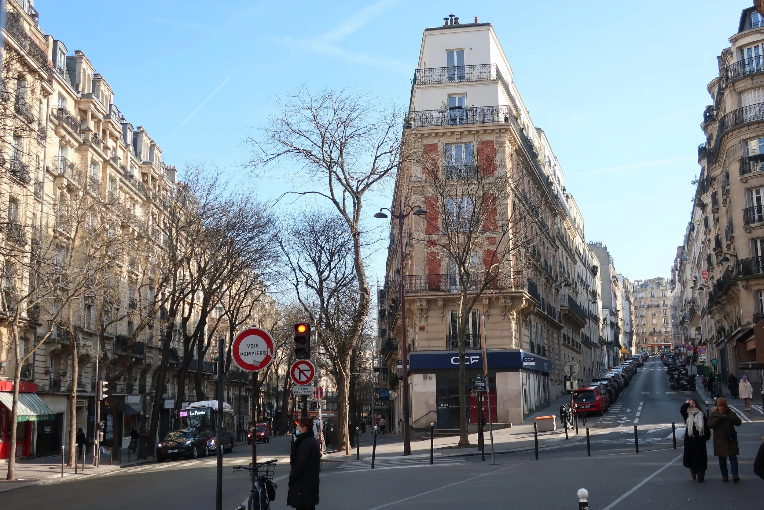  Paris--Spring 2025--Montmartre, Sacre Coeur, Lamarck along Blvd.Barbes 