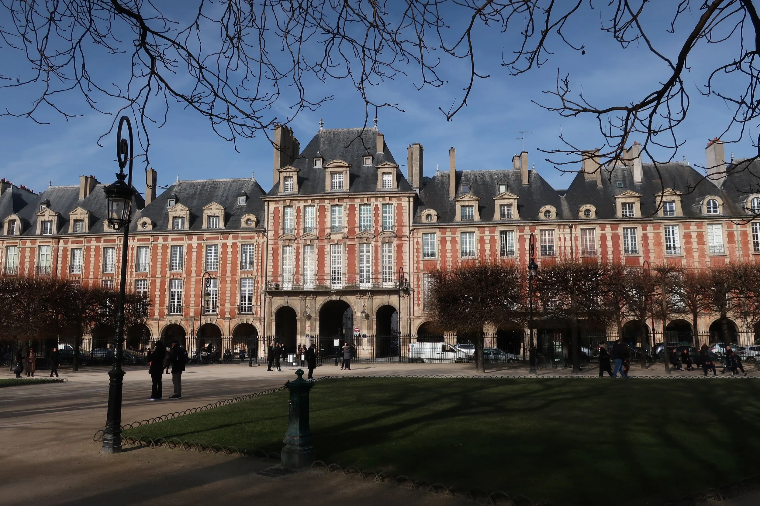  Paris--Spring 2025--Place des Vosges--A housing development from the 1800's 