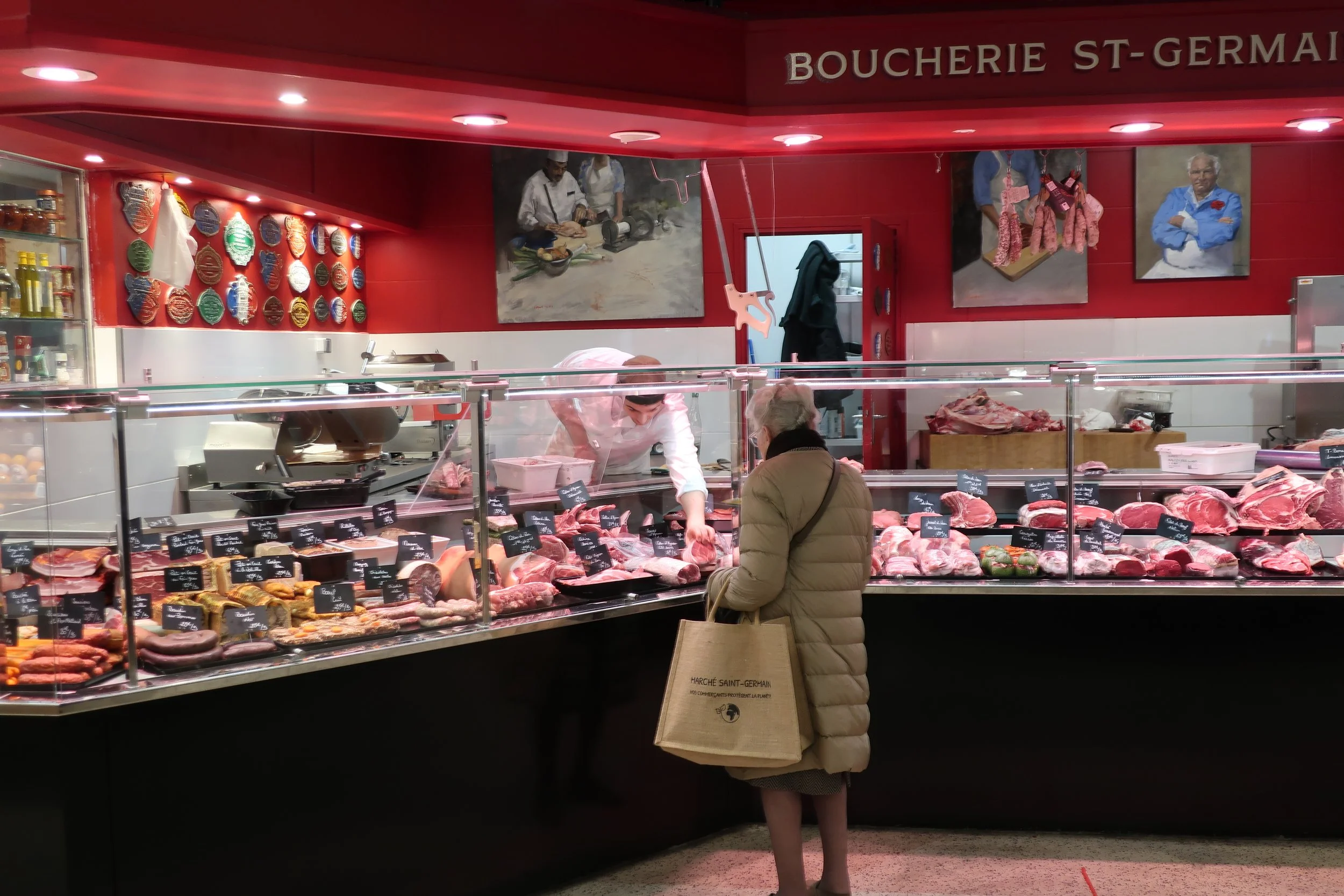  Paris--Spring 2025--The St. Germain des Pres city market 