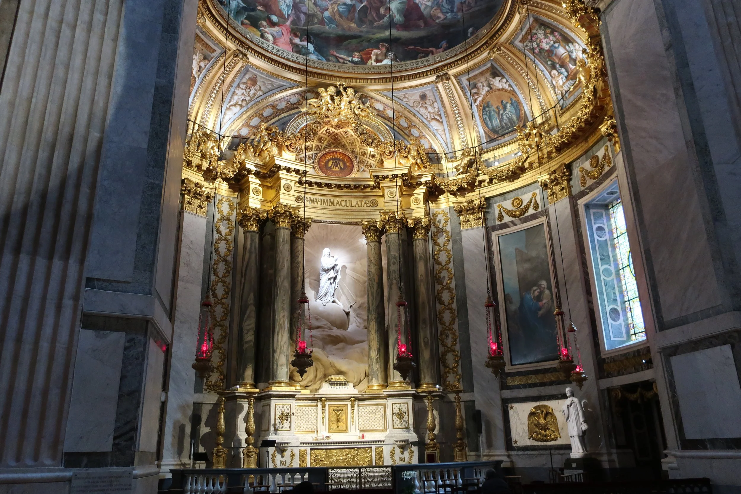  Paris--Spring 2025--The St. Sulpice Church in St. Germain des Pres neighborhood 