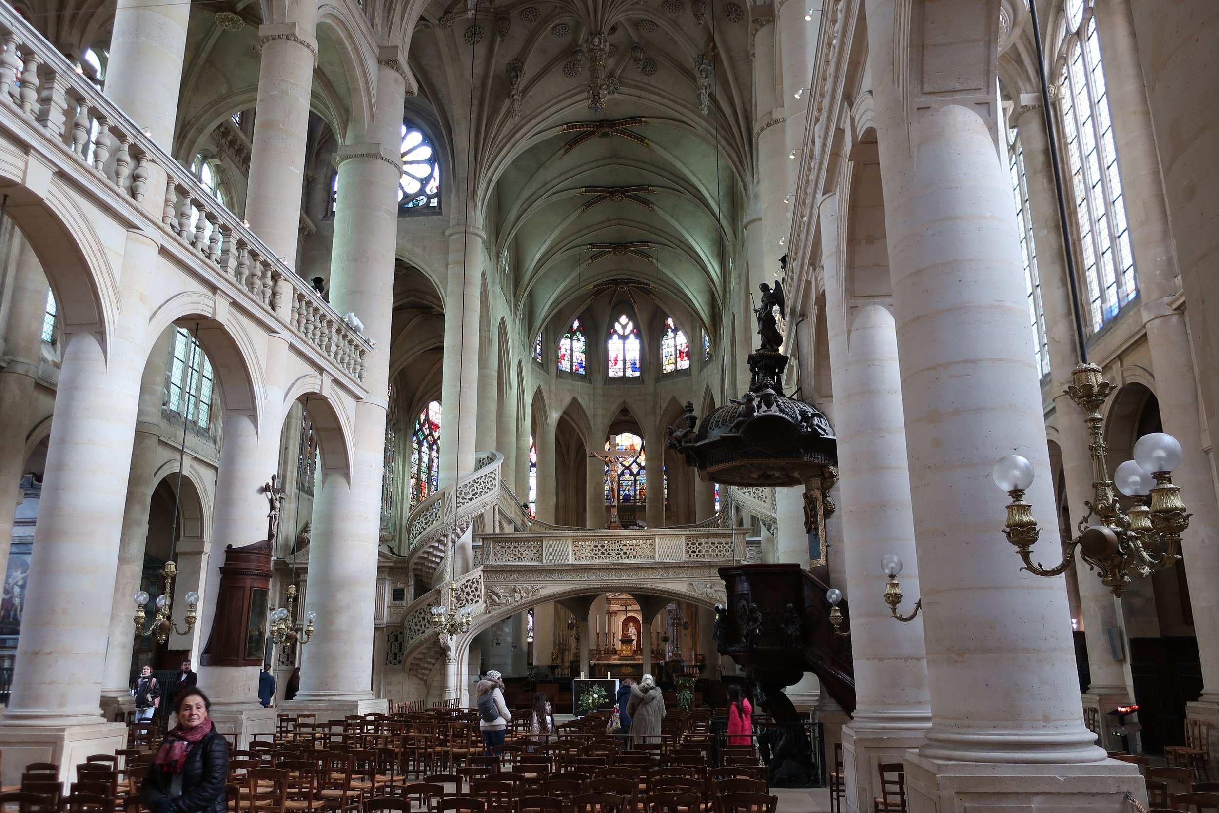  Paris--Spring 2025--St. Etienne du Mont with interior 