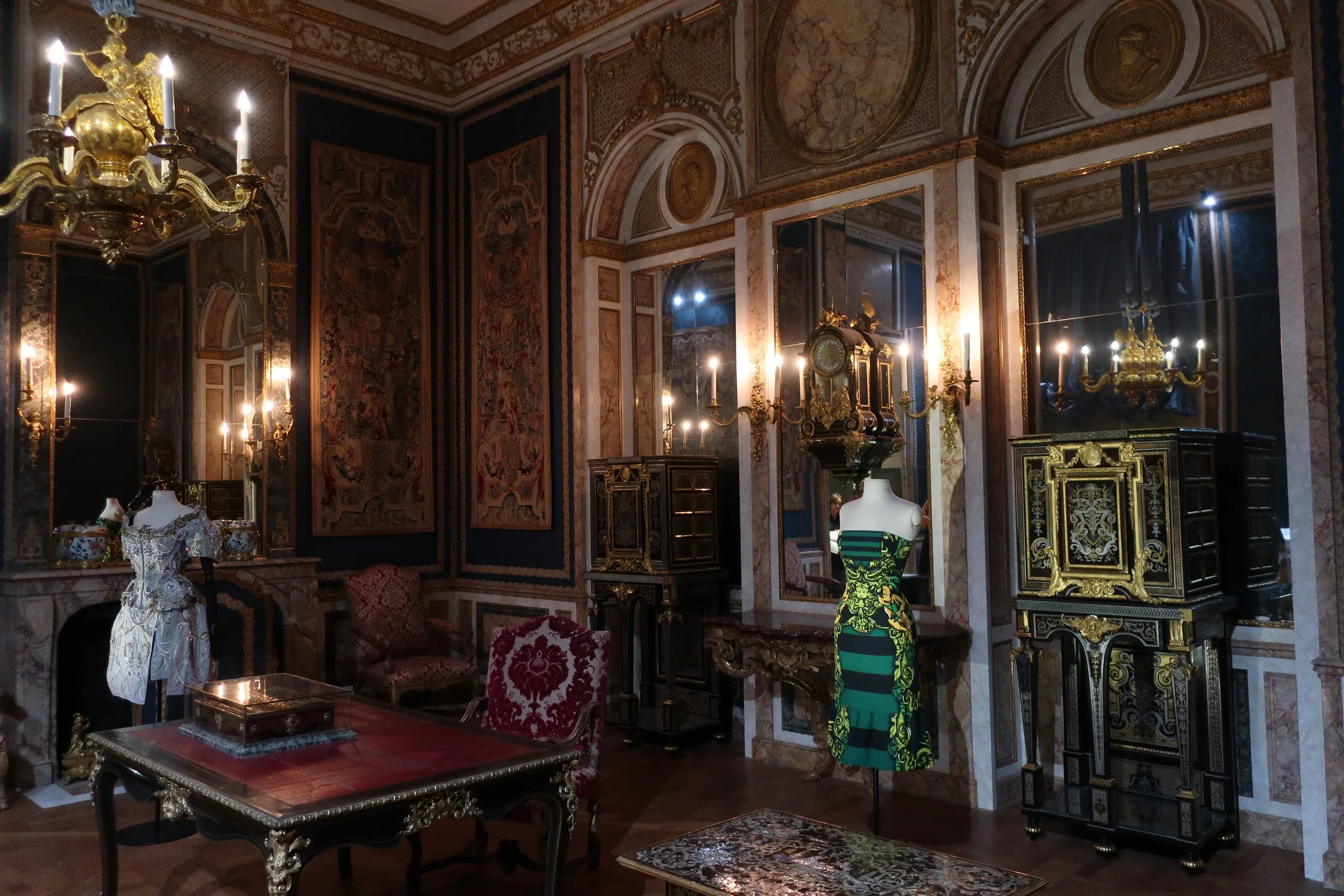  Paris--Spring 2025--The Louvre at the Haute Couture exhibit (done among the collection) 
