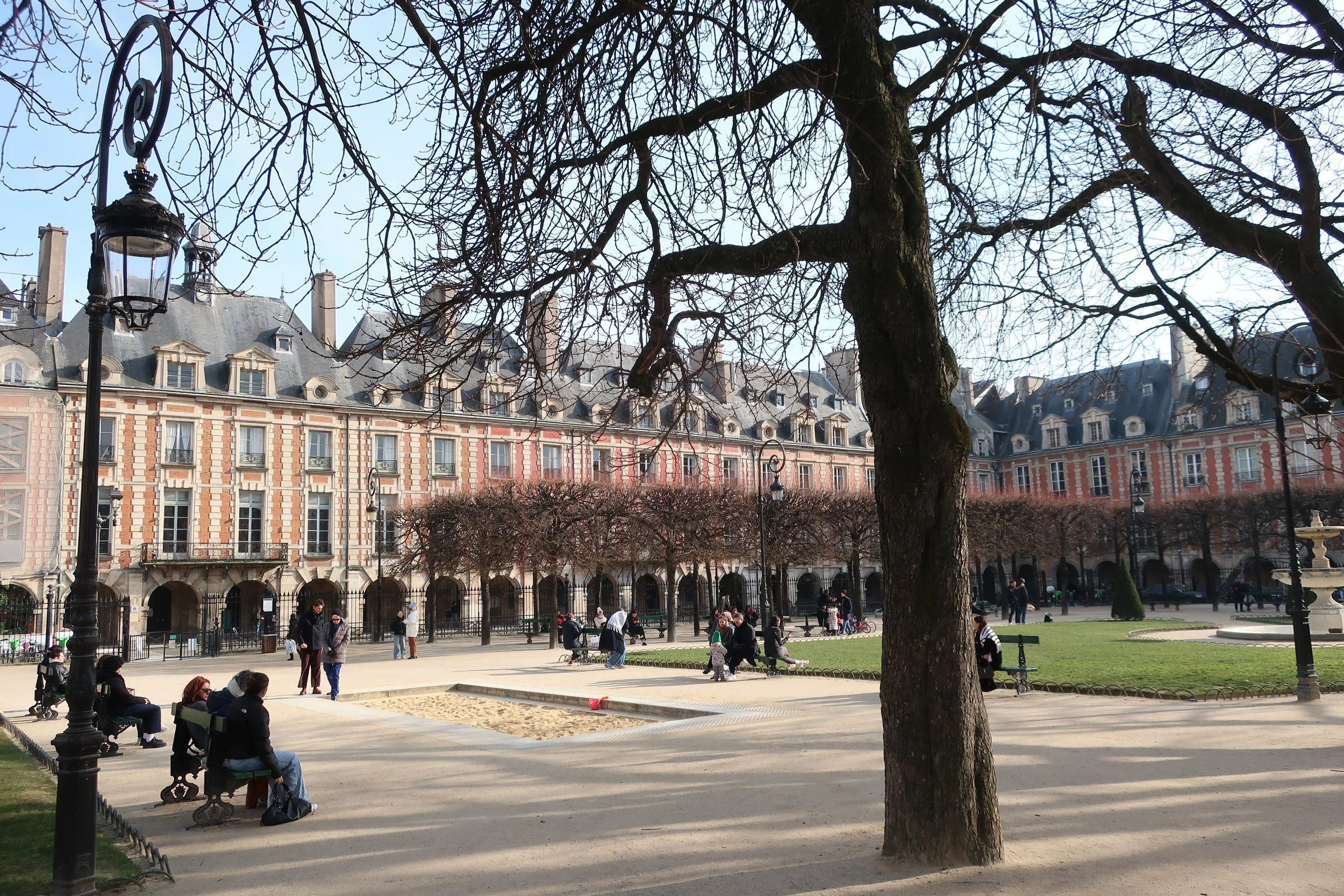  Paris--Spring 2025--Place des Vosges--A housing development from the 1800's 