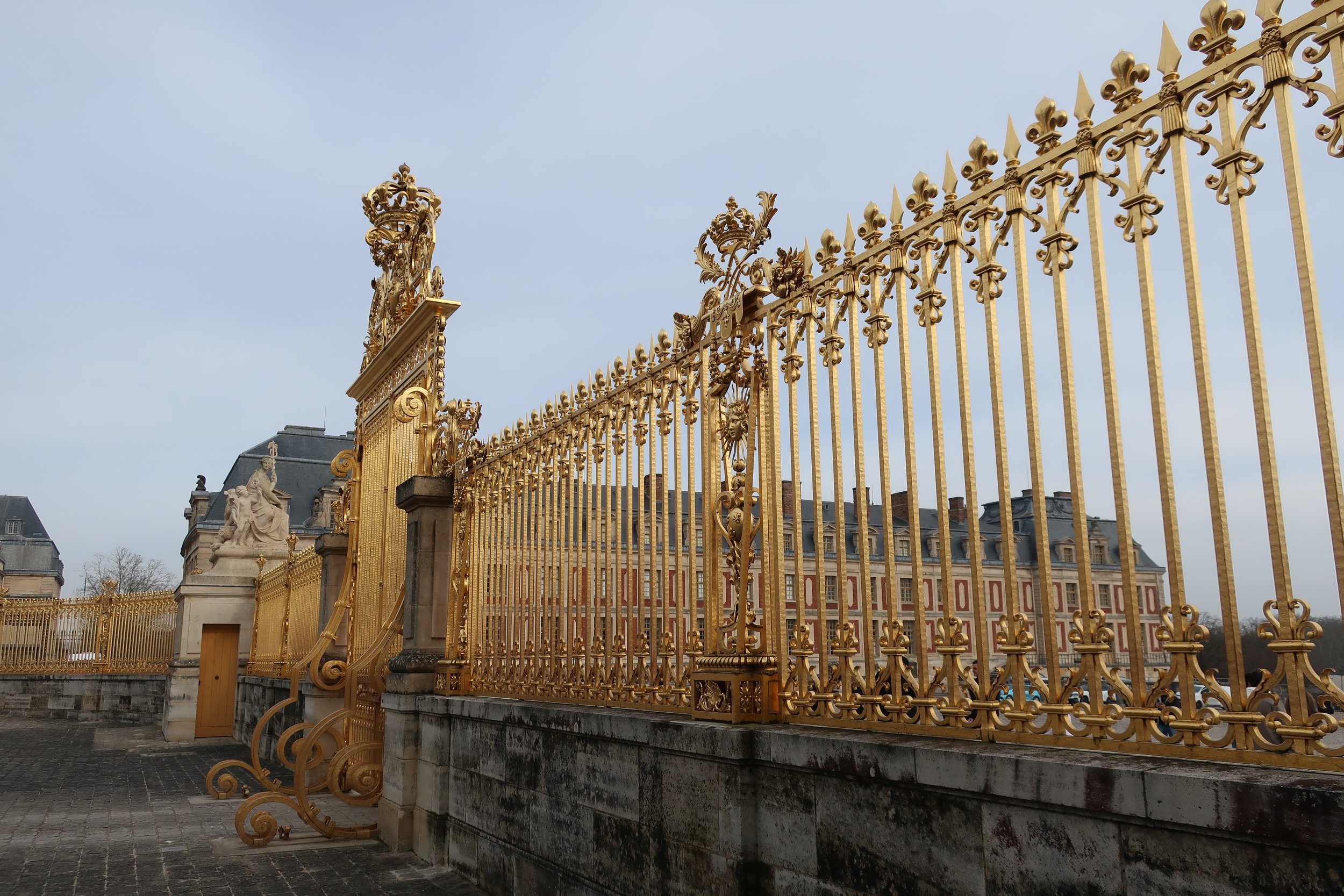  Paris--Spring 2025--Versailles, main gate from inside 