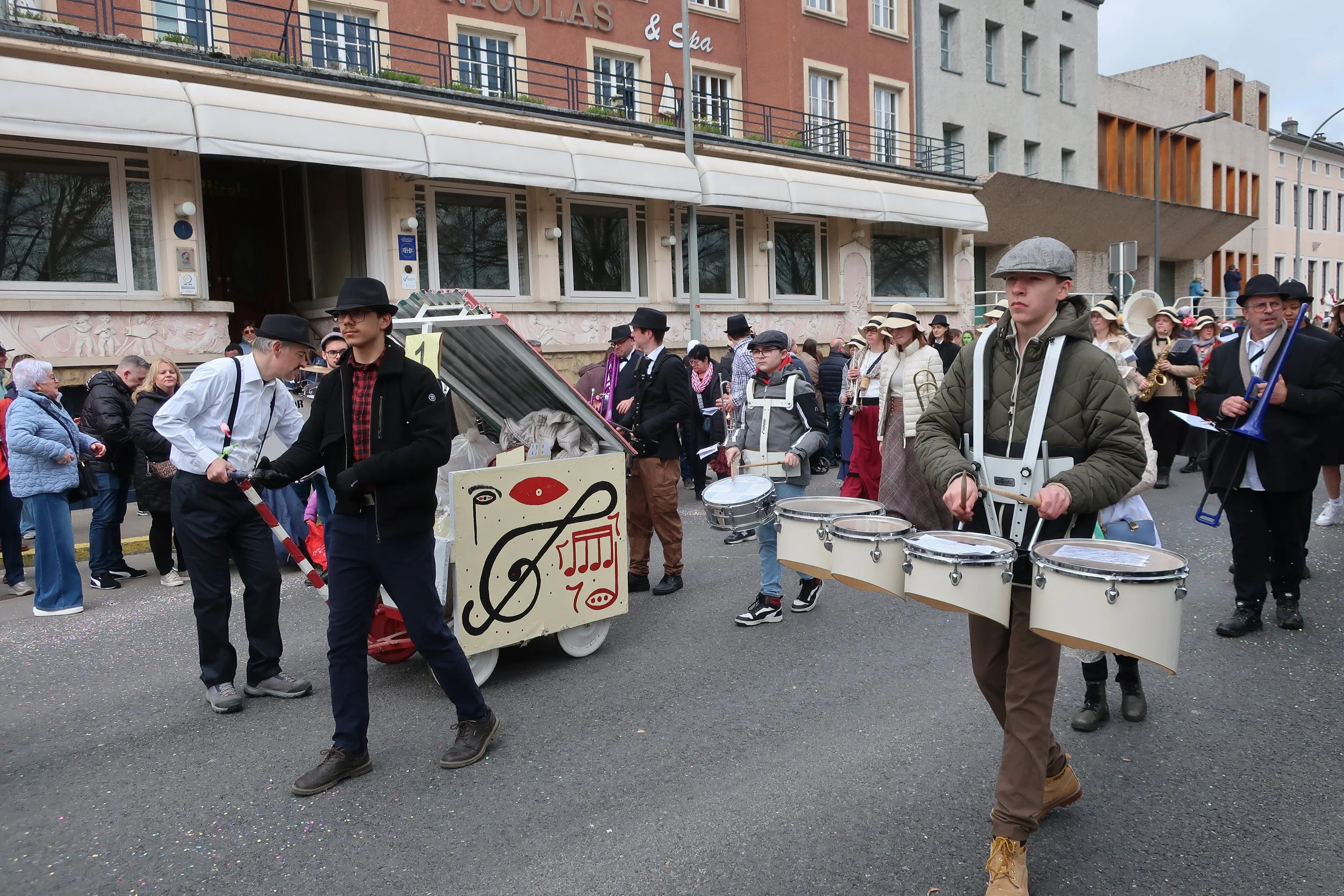  Luxembourg 2025--Remich Cavalcade Celebration--The Parade band 