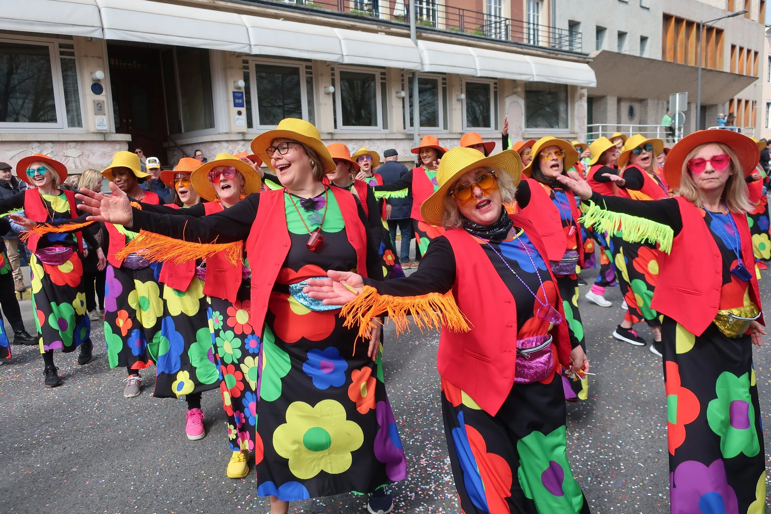  Luxembourg 2025--Remich CavalcadeCelebration--Parade Dancers 