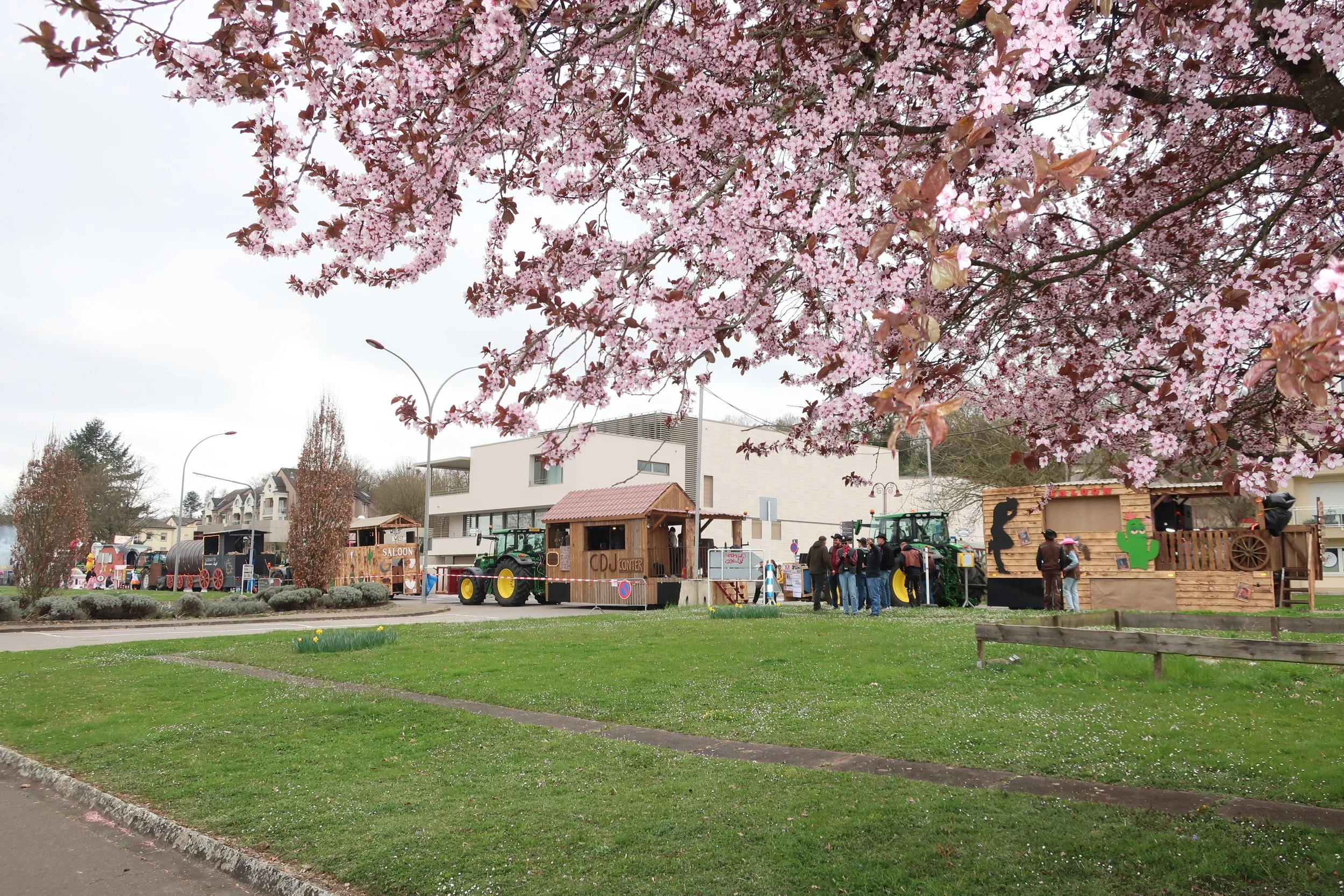  Luxembourg 2025--Remich Cavalcade (Mardi Gras type) Celebration--Line of floats 