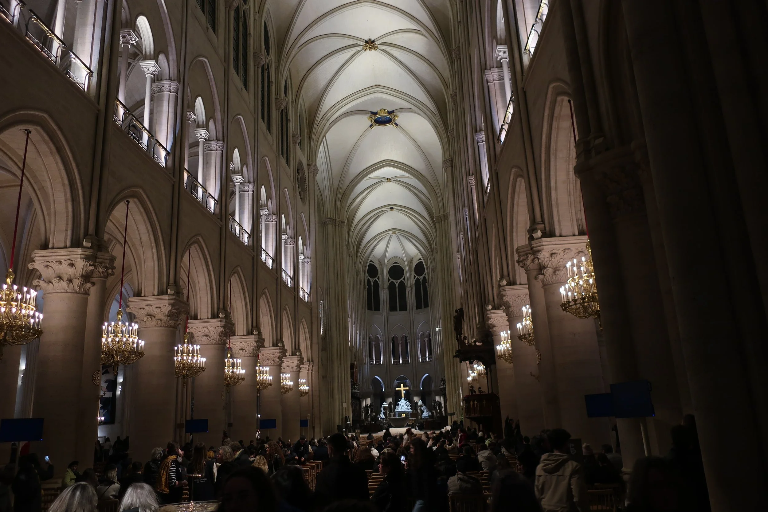  Paris--Spring 2025--Notre Dame Nave 