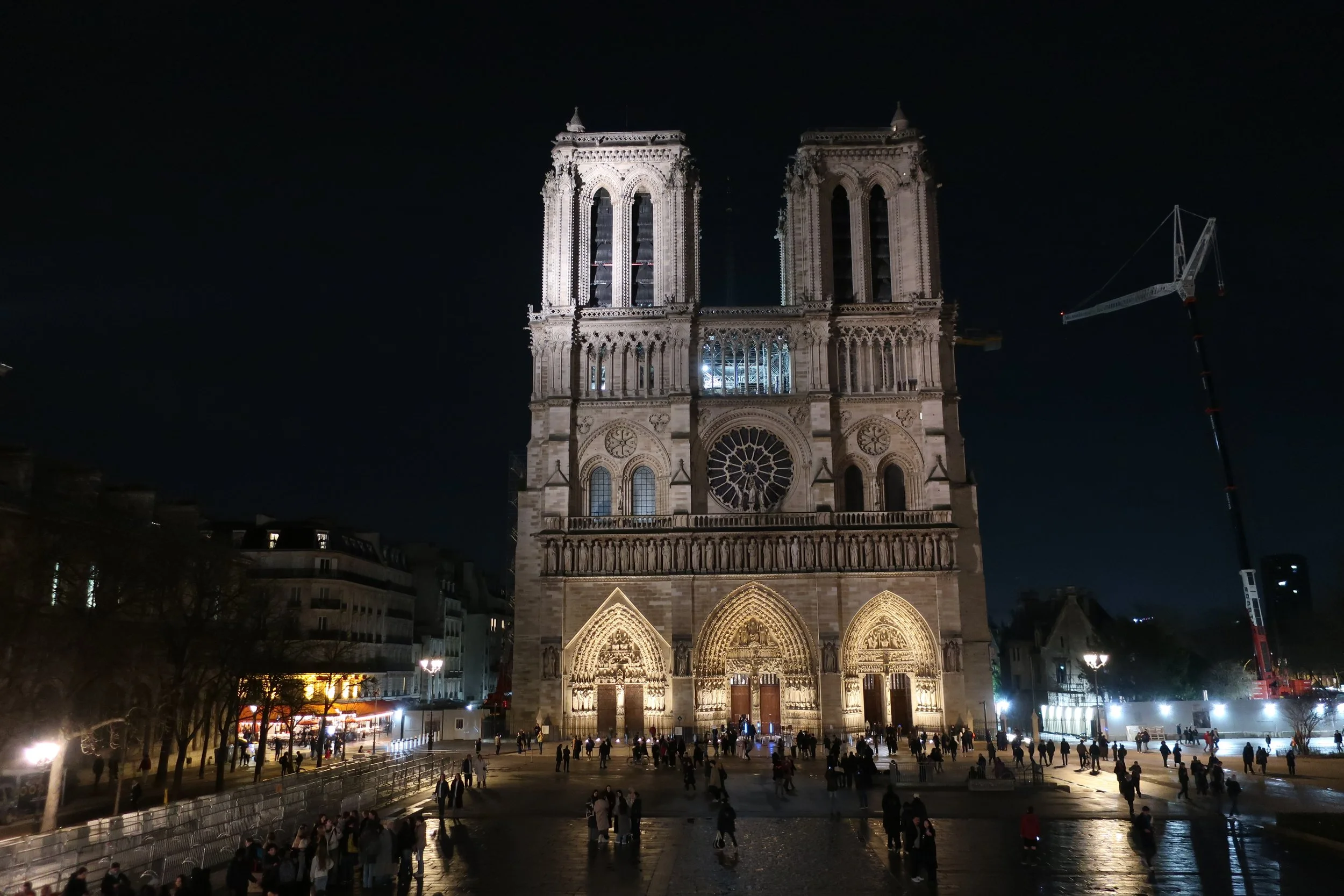  Paris--Spring 2025--Notre Dame, Front elevation 