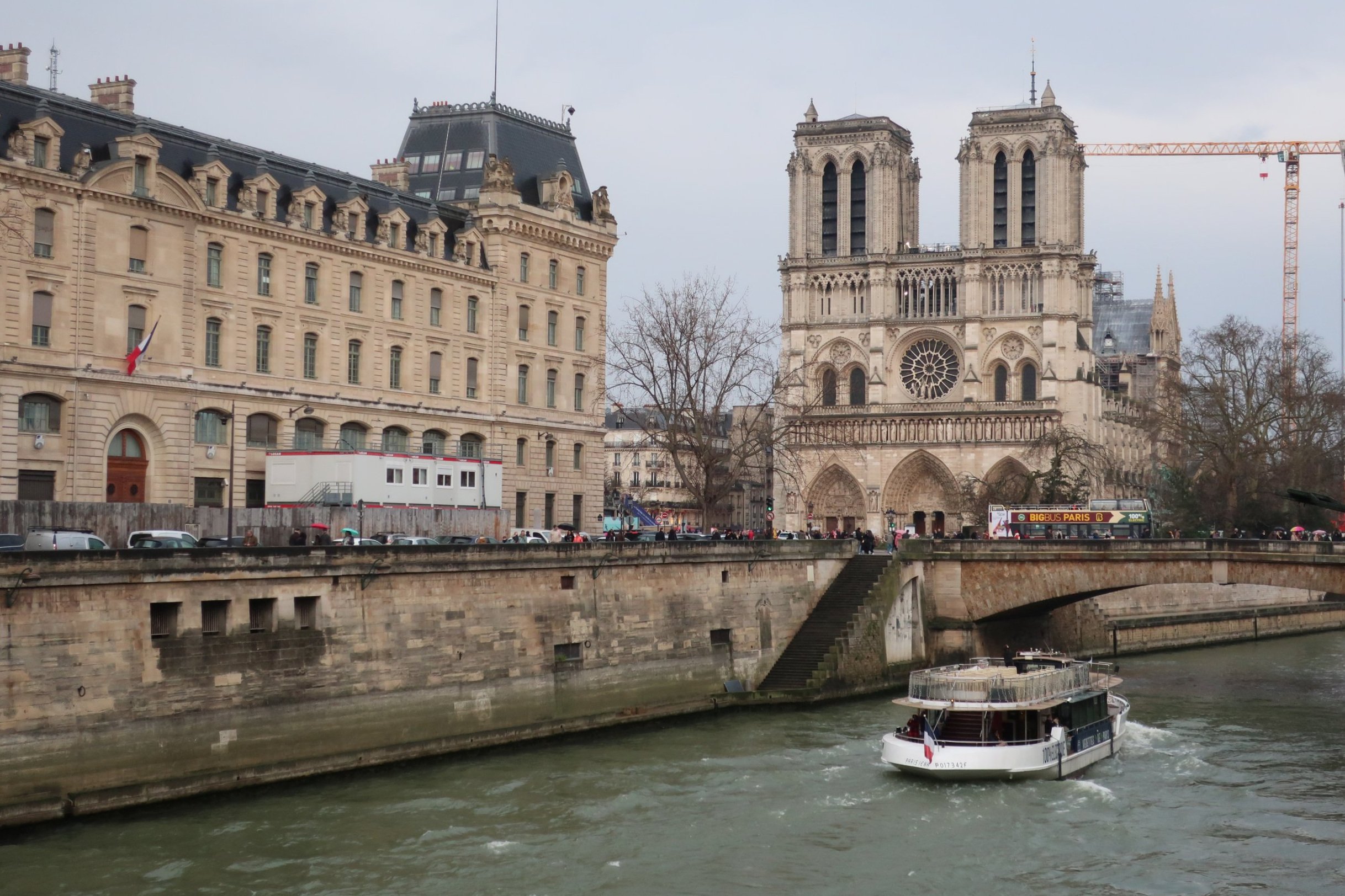  Paris--Spring 2025--Notre Dame from the Seine 