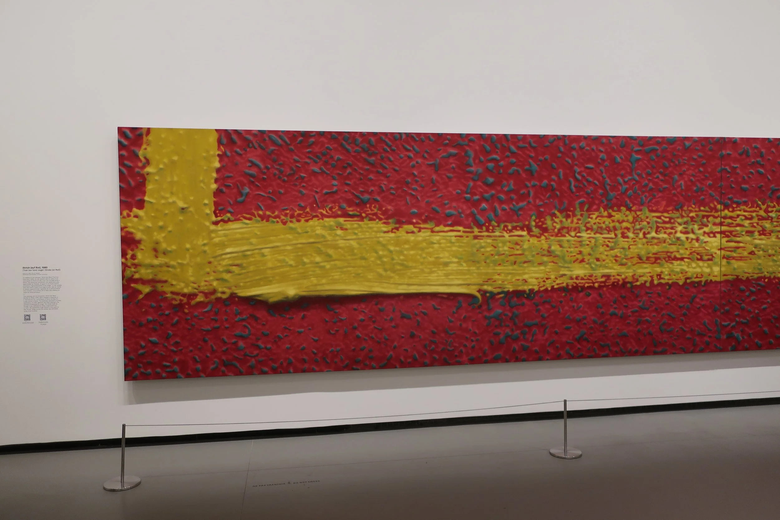  France 2026--Paris--Louis Vuitton Fondation--Gerhard Richter Retrospective--Paintings--He was known for painting from photos and illustrations and often making blurry paintings.  Check focus by looking at the Titles in the photo 