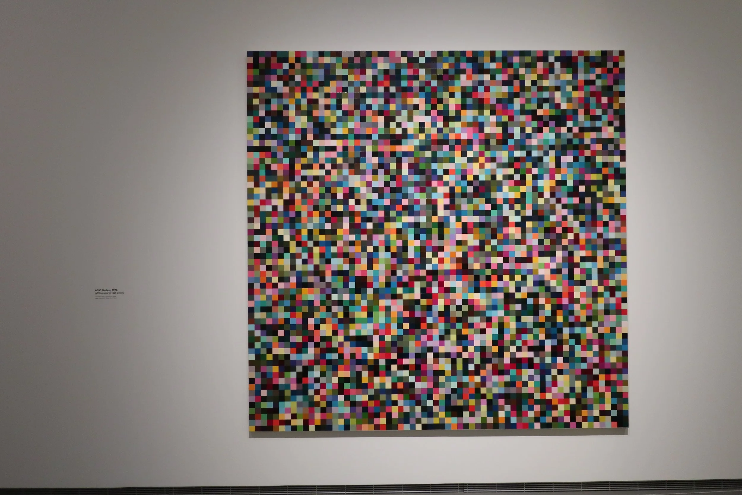  France 2026--Paris--Louis Vuitton Fondation--Gerhard Richter Retrospective--Paintings--He was known for painting from photos and illustrations and often making blurry paintings.  Check focus by looking at the Titles in the photo 