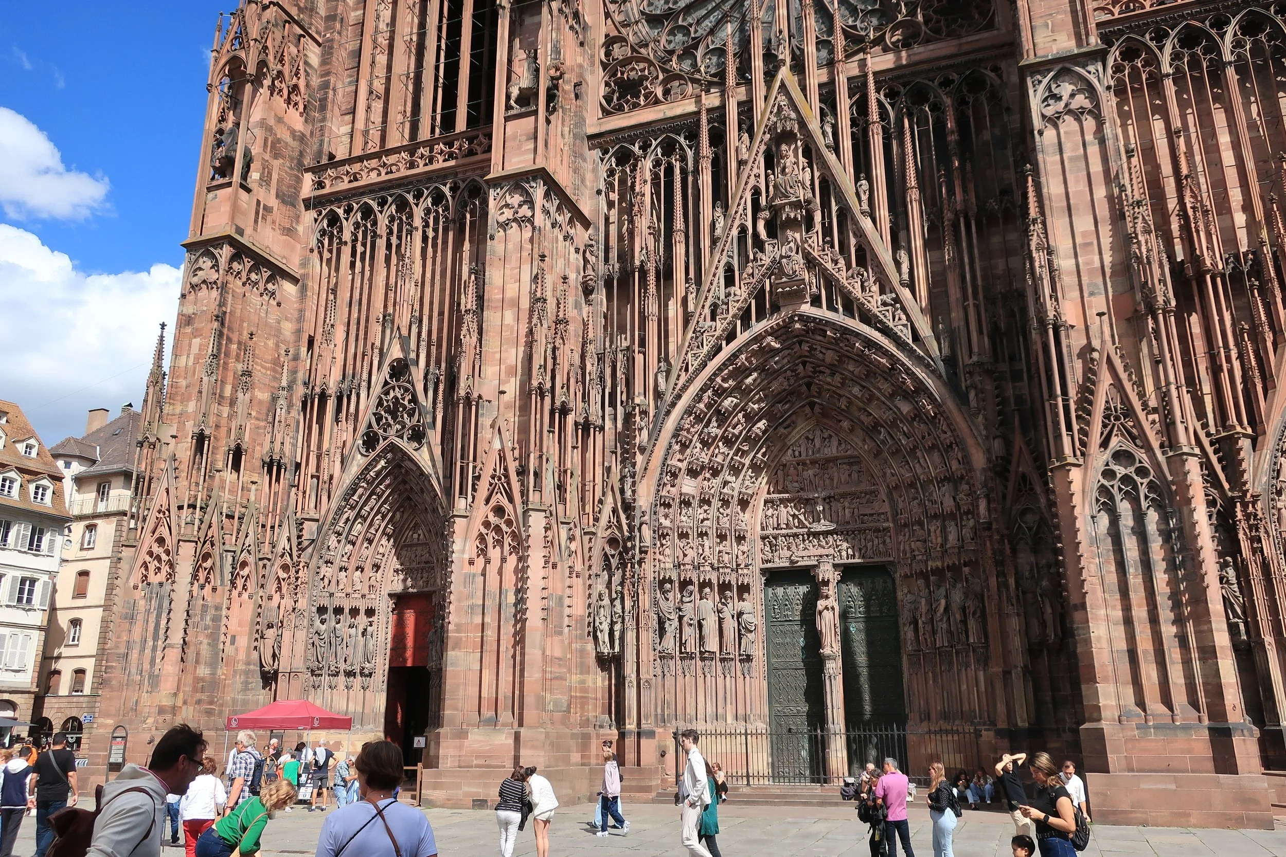  France--Strasbourg 2025--Notre Dame cathedral, detail 