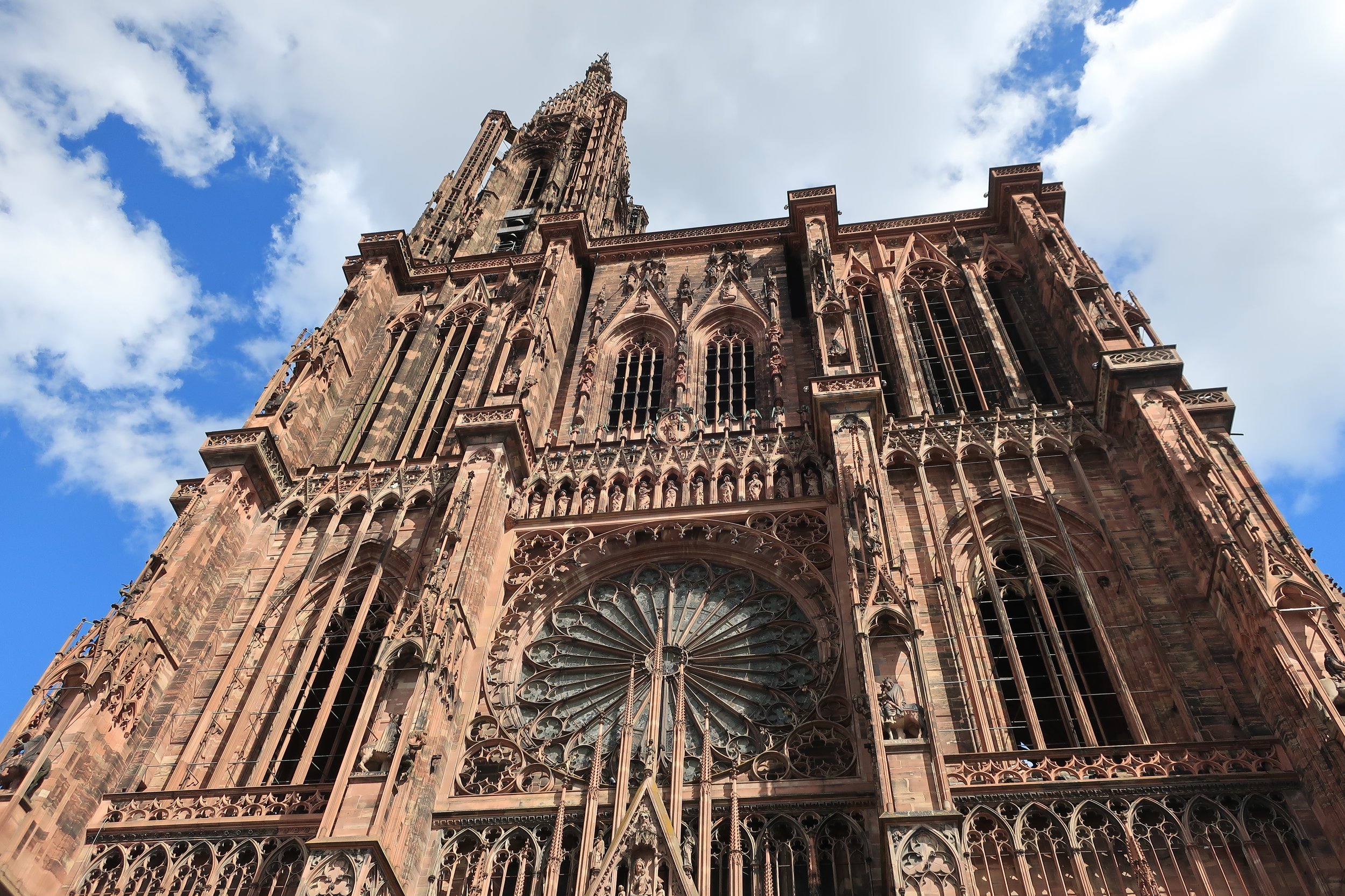  France--Strasbourg 2025--Notre Dame cathedral, detail 