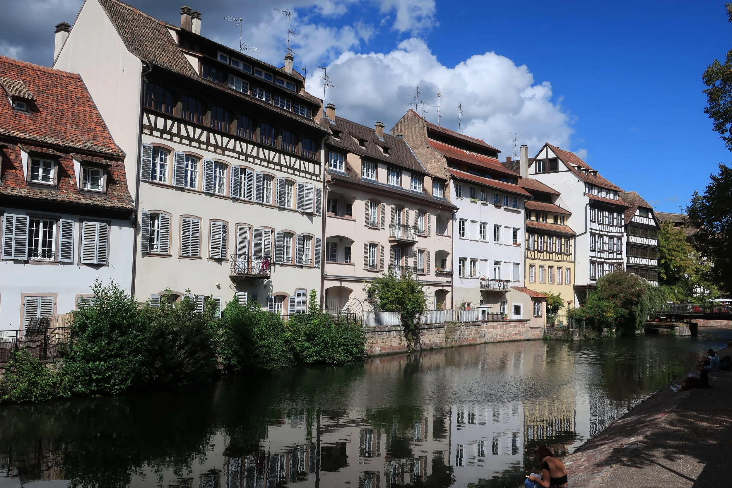  France--Strasbourg 2025--Petite France neighborhood of Strasbourg, with old buildings 