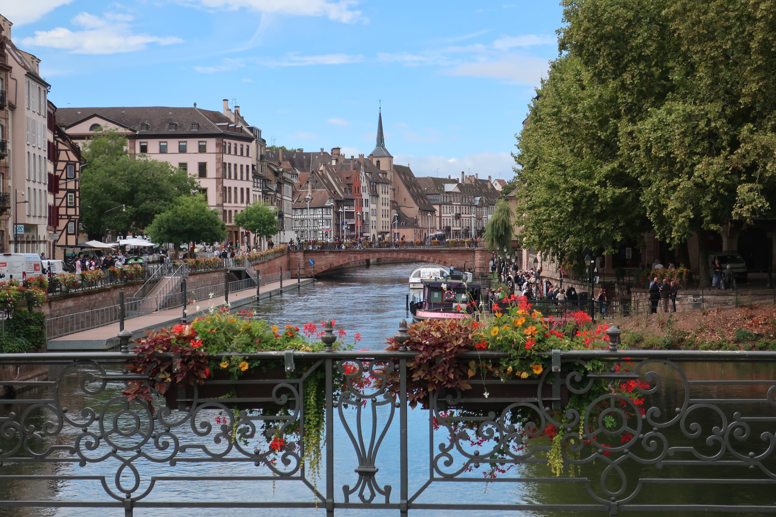  France--Strasbourg 2025--The river Ill, from the Ste. Madalaine Bridge 