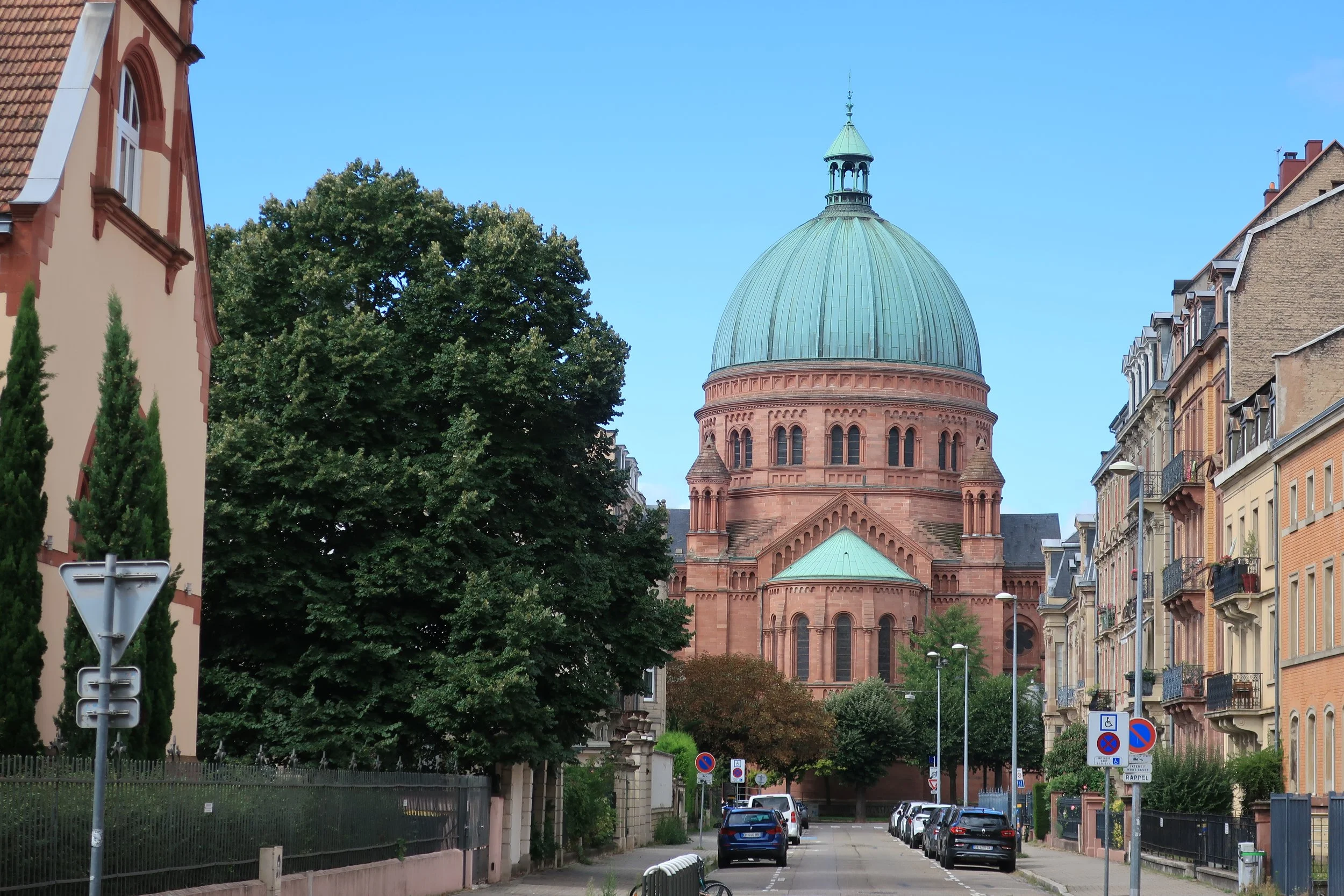  France--Strasbourg 2025--St. Pierre le Jeune Catholic church near the Palais du Justice 