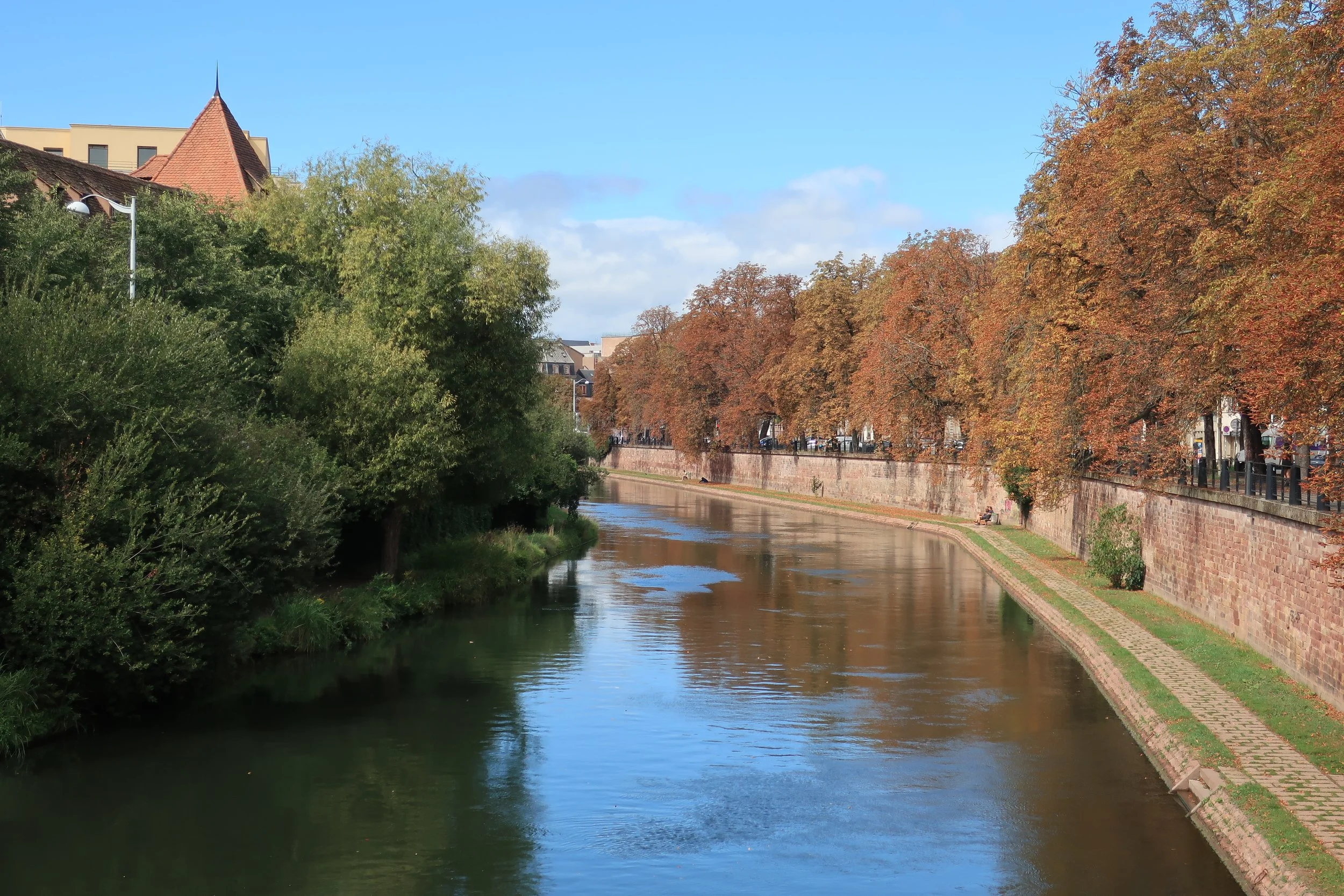  France--Strasbourg 2025--The Ill River canal behind the Palais du Rhin 