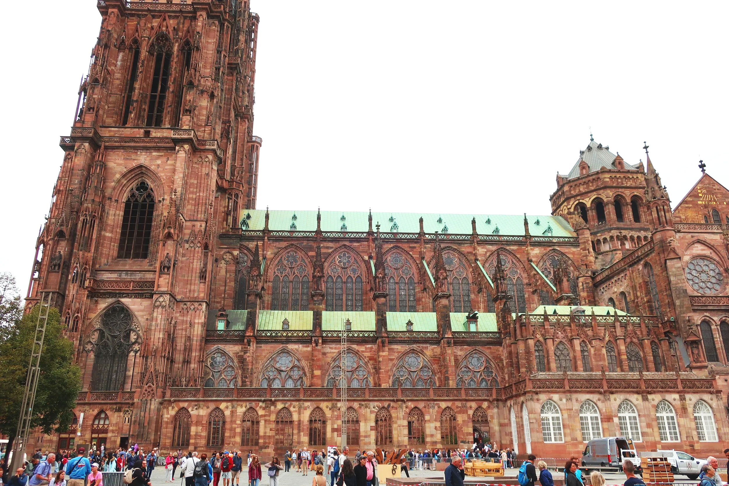  France--Strasbourg 2025--Notre Dame Cathedral, exterior side 