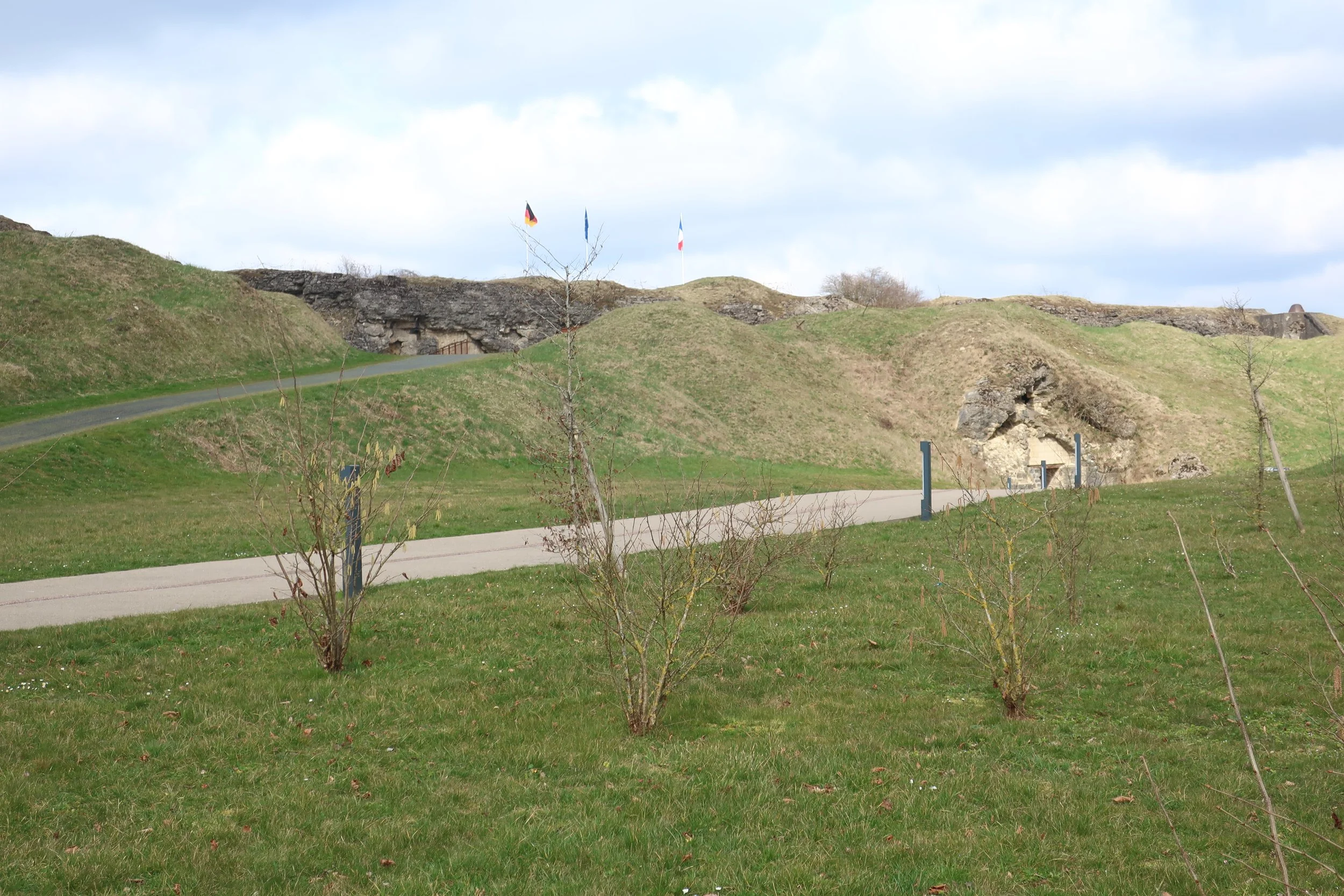  Verdun, France March, 2025--Fort Douaumont entrance 