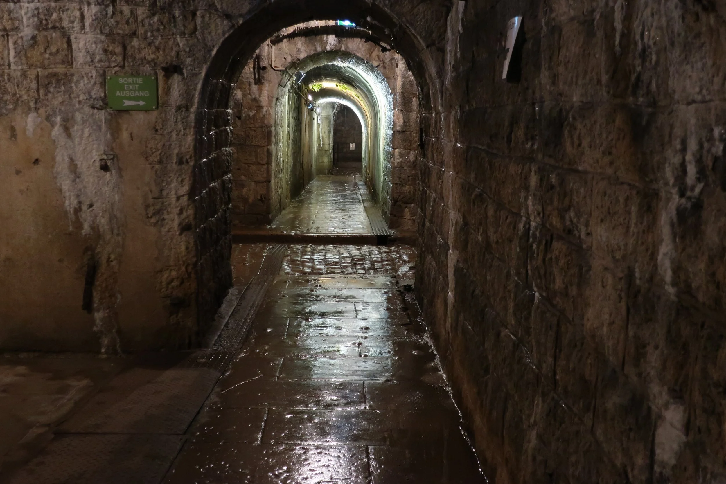  Verdun, France March, 2025--Fort Douaumont interior tunnels 