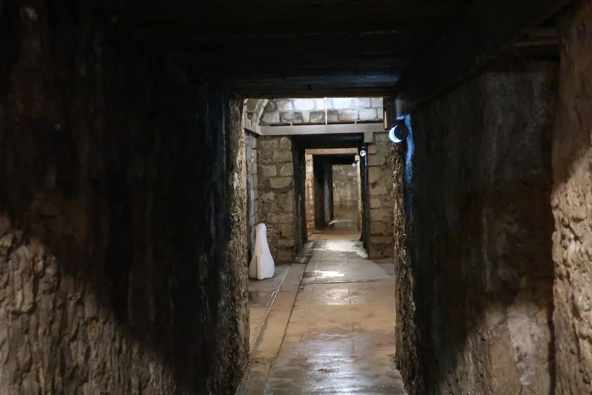  Verdun, France March, 2025--Fort Douaumont interior tunnels 
