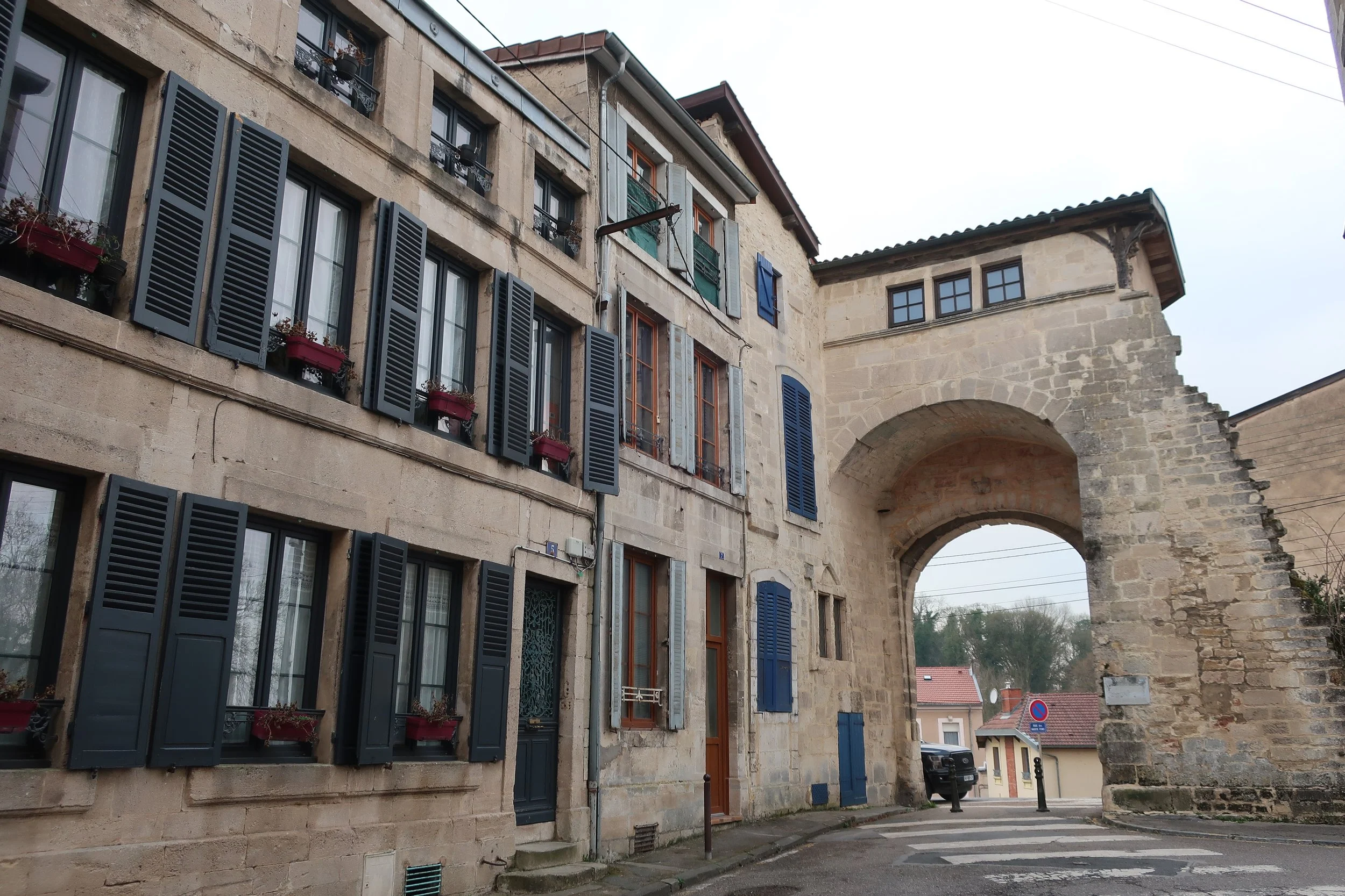  Verdun, France March, 2025--The Chatel Gate (12th Century) 