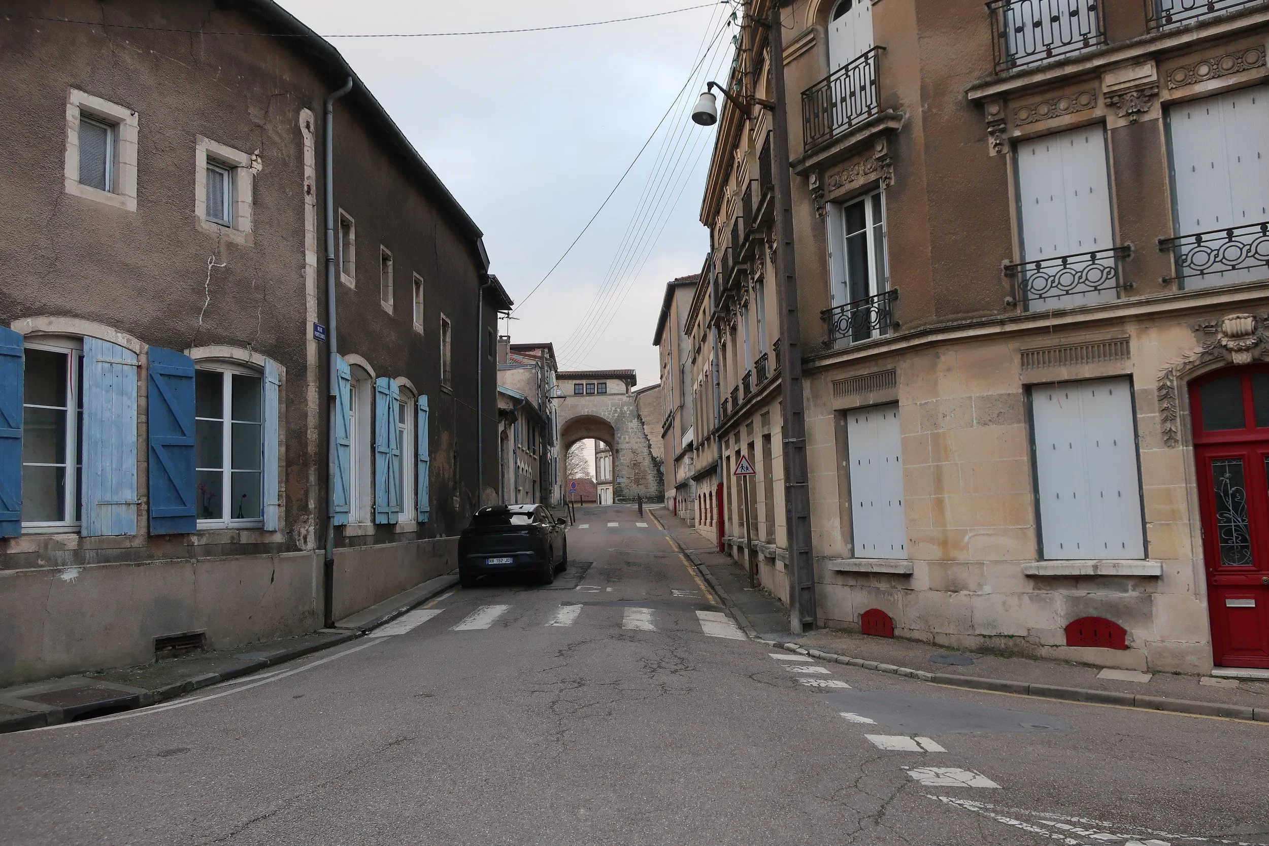  Verdun, France March, 2025--The Chatel Gate (12th Century) 