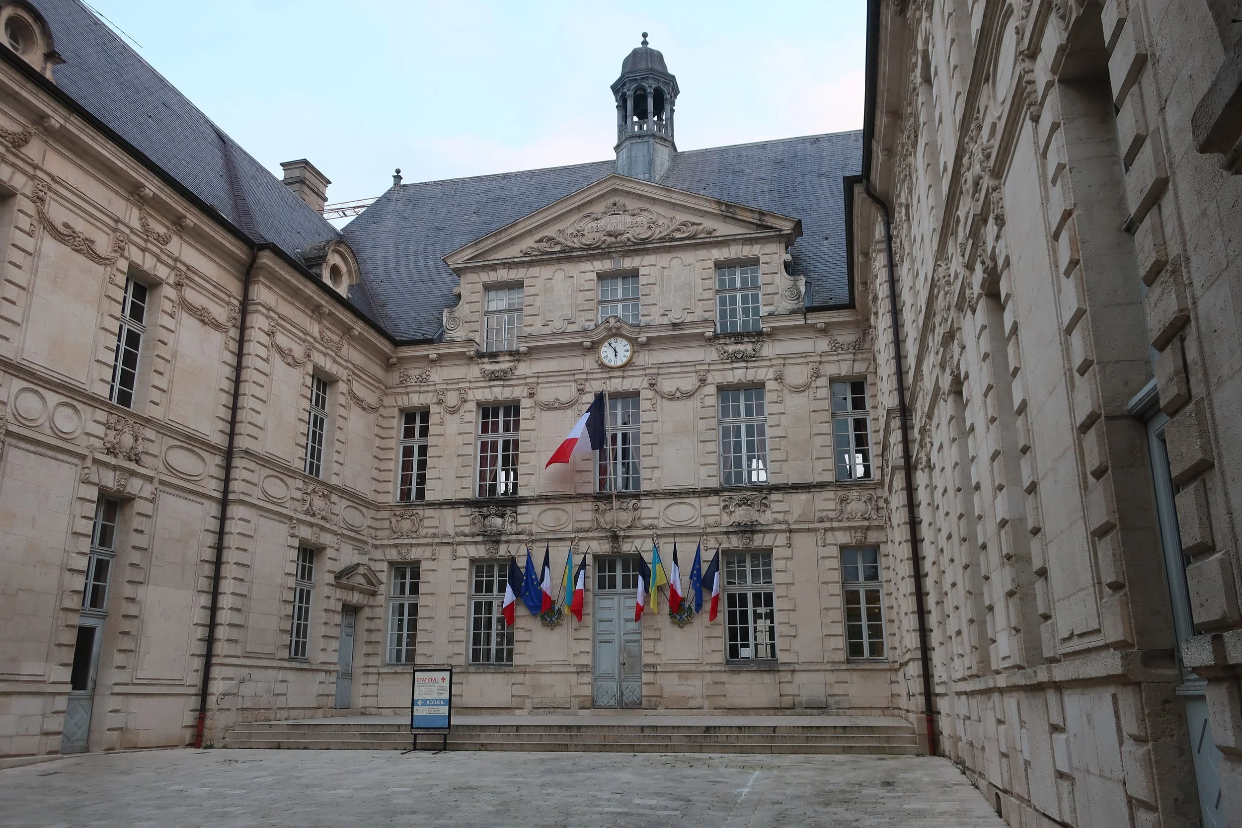  Verdun, France March, 2025--Downtown--The Mairie (City Hall) 