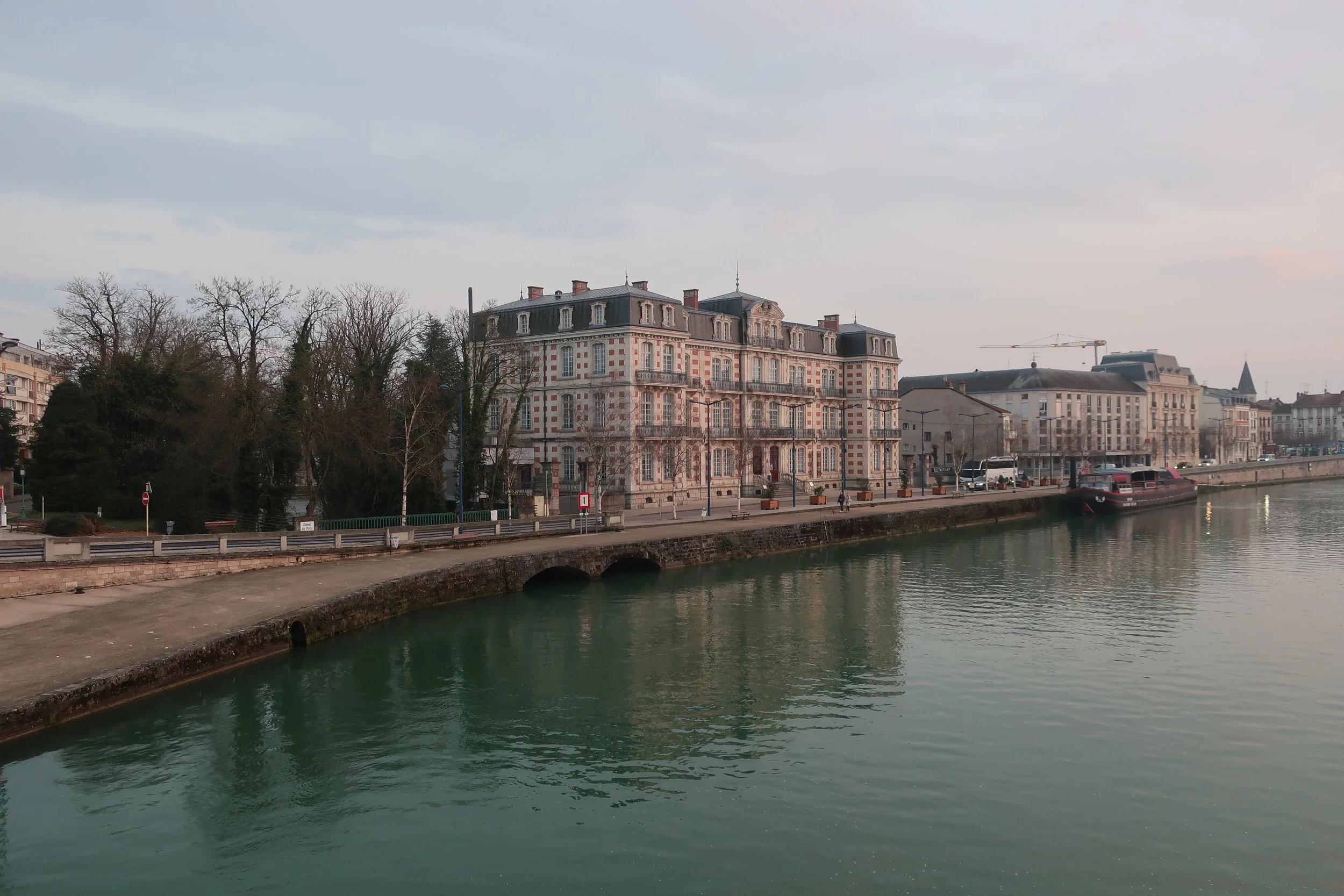  Verdun, France March, 2025--Officers Mess in the 19th Century, on the Meuse River 