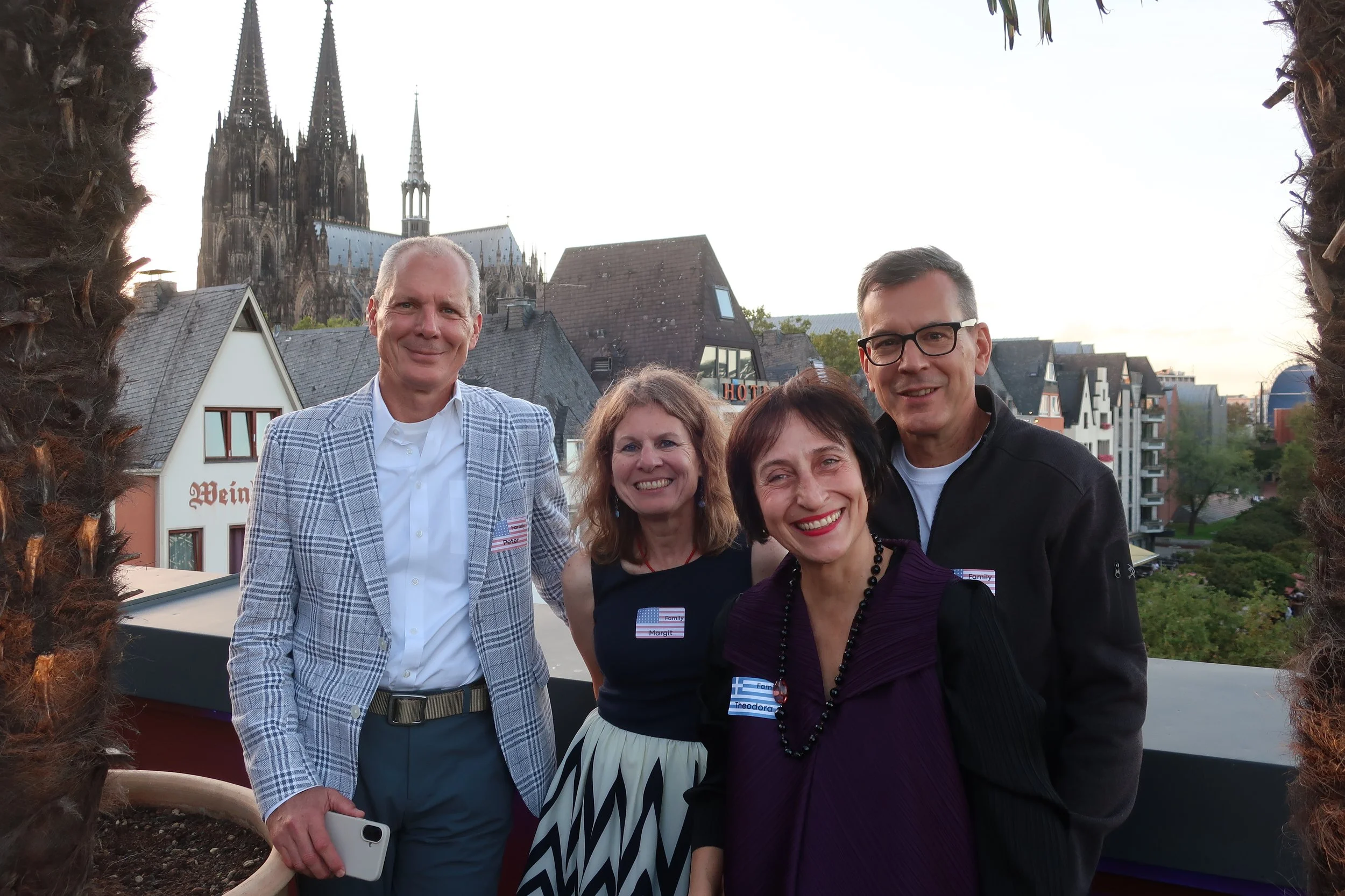  Cologne 2026--Not Christin's Birthday Party--Rhinehof--Peter, and Margit Kindel, Theodora Mantzaris and Eric Kindel 