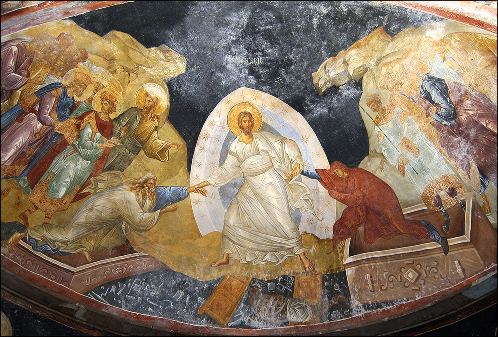  Fresco uit de Chora Kerk te Constantinopel 
