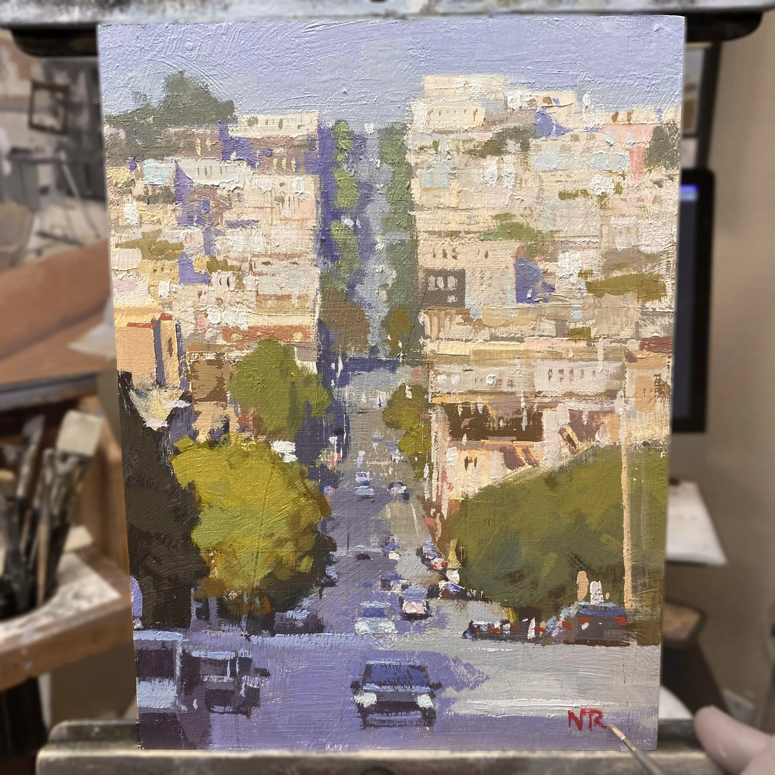 Nate Ross_San Francisco Hill Study in Acrylic & Oil.jpg