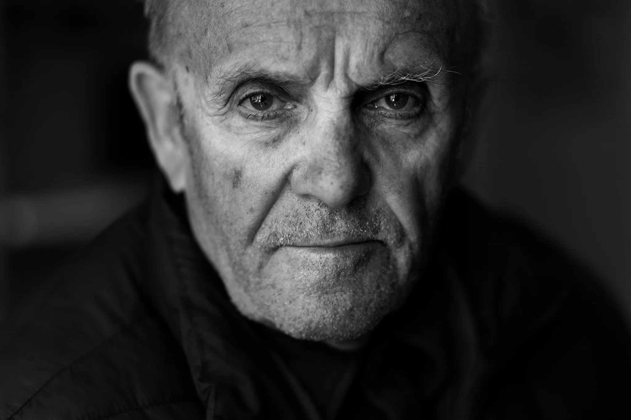 This is danish photographer Viggo Rivad in his home in copenhagen where he lived most his life. He was always inspiring to talk to about photography and traveling which he spend his life on. This was done using the Leica M9 with Leica M 75mm Summicron 2.0 APO. The light is daylight from the bay windows in his livingroom behind me. Viggo himself a lifetime Leica user too.