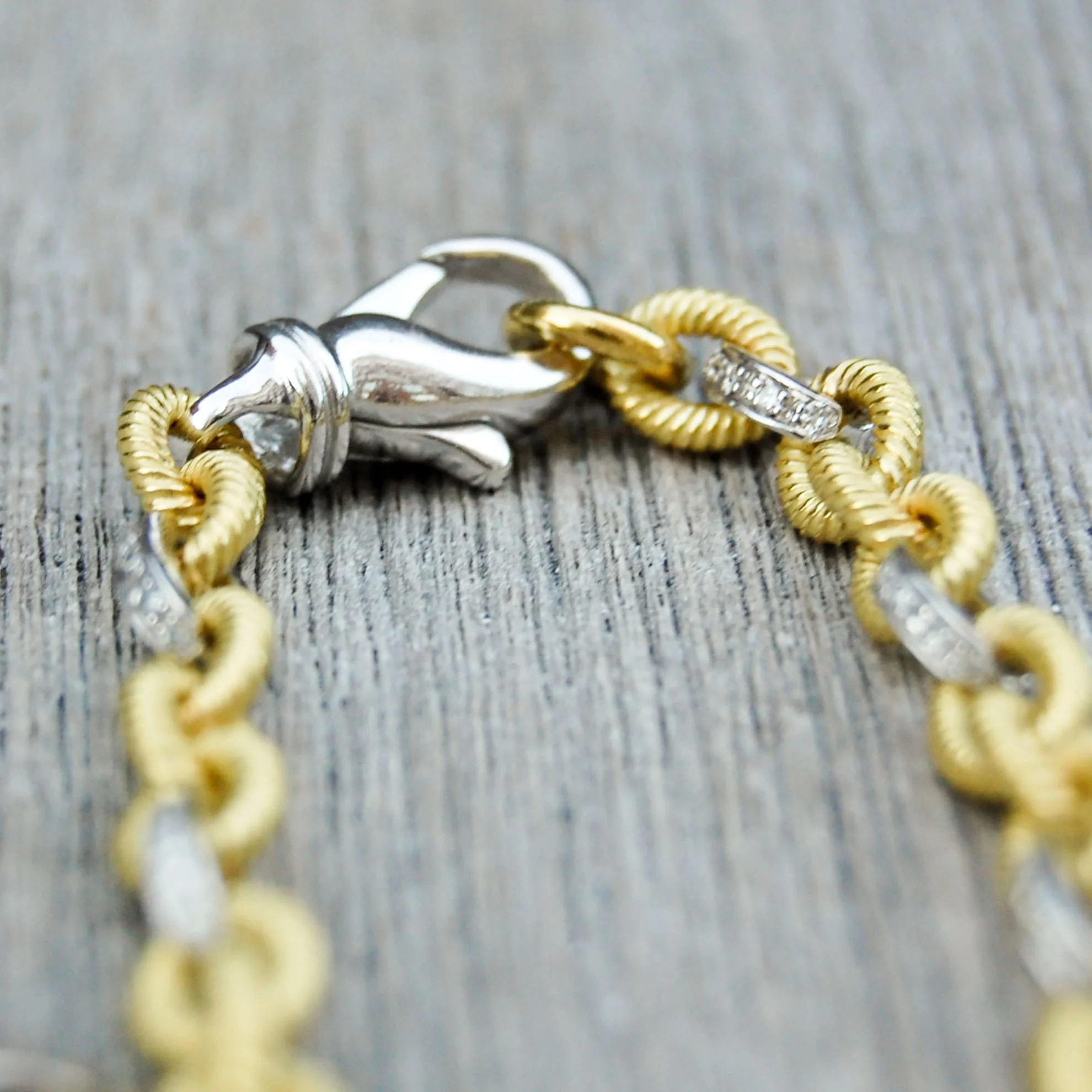 Vintage Jewelry, Vintage Bracelets, Restored Gold and Silver Bracelets, Vintage Diamonds.